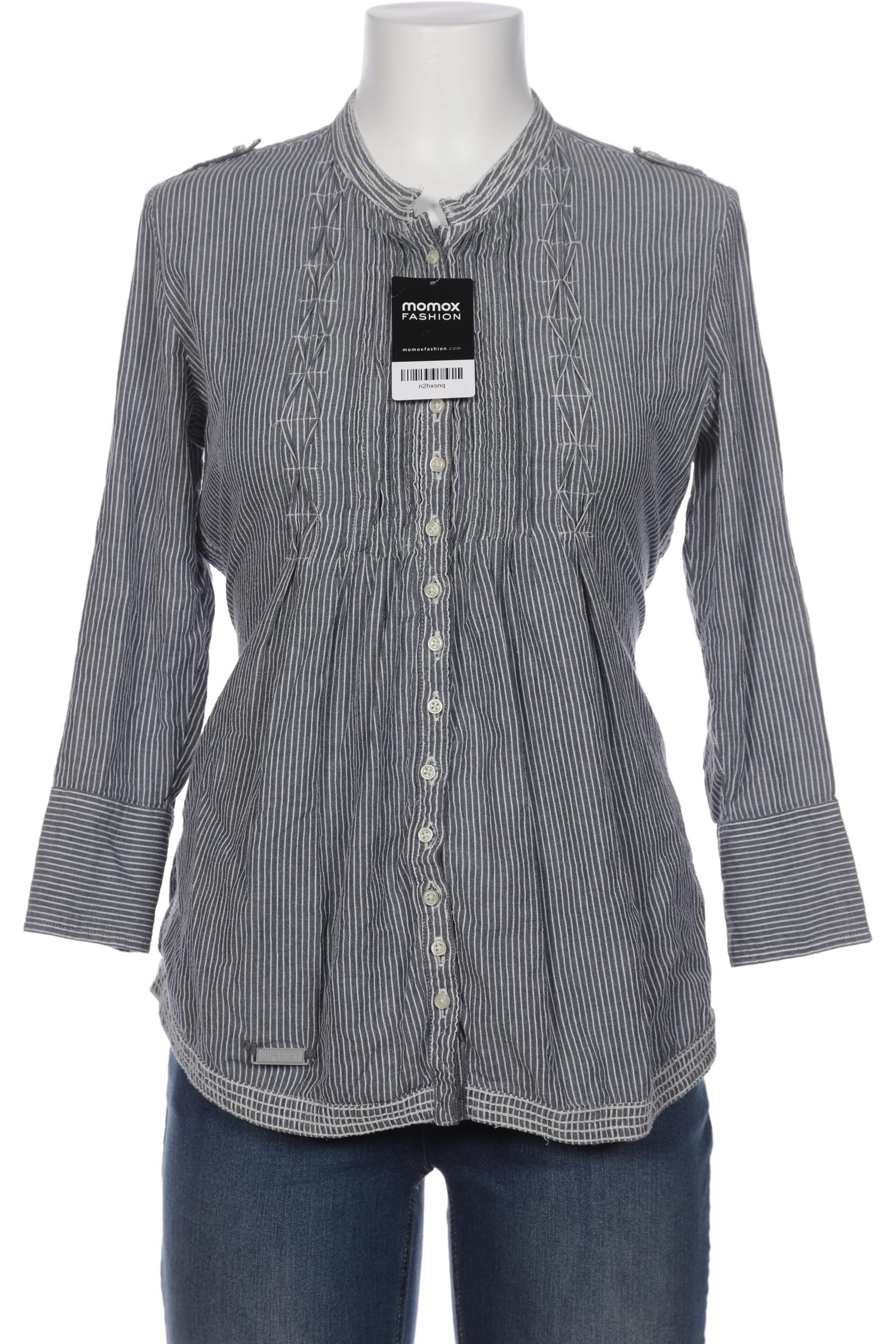 

Superdry Damen Bluse, blau, Gr. 38