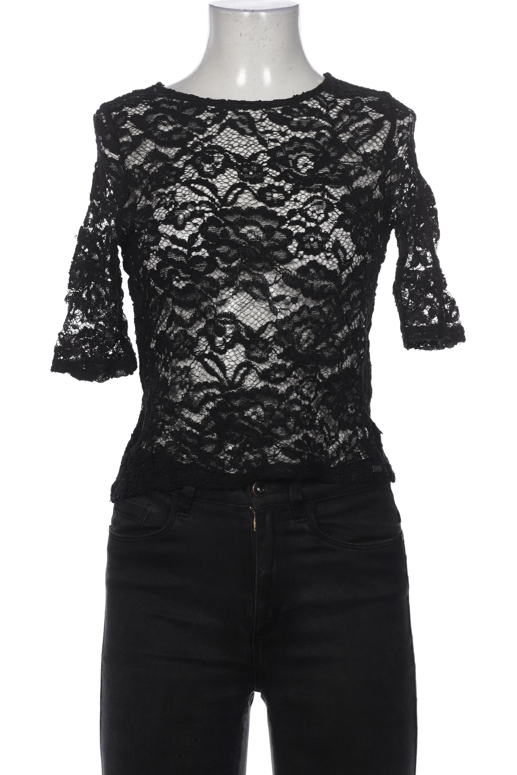 

Superdry Damen Bluse, schwarz, Gr. 34