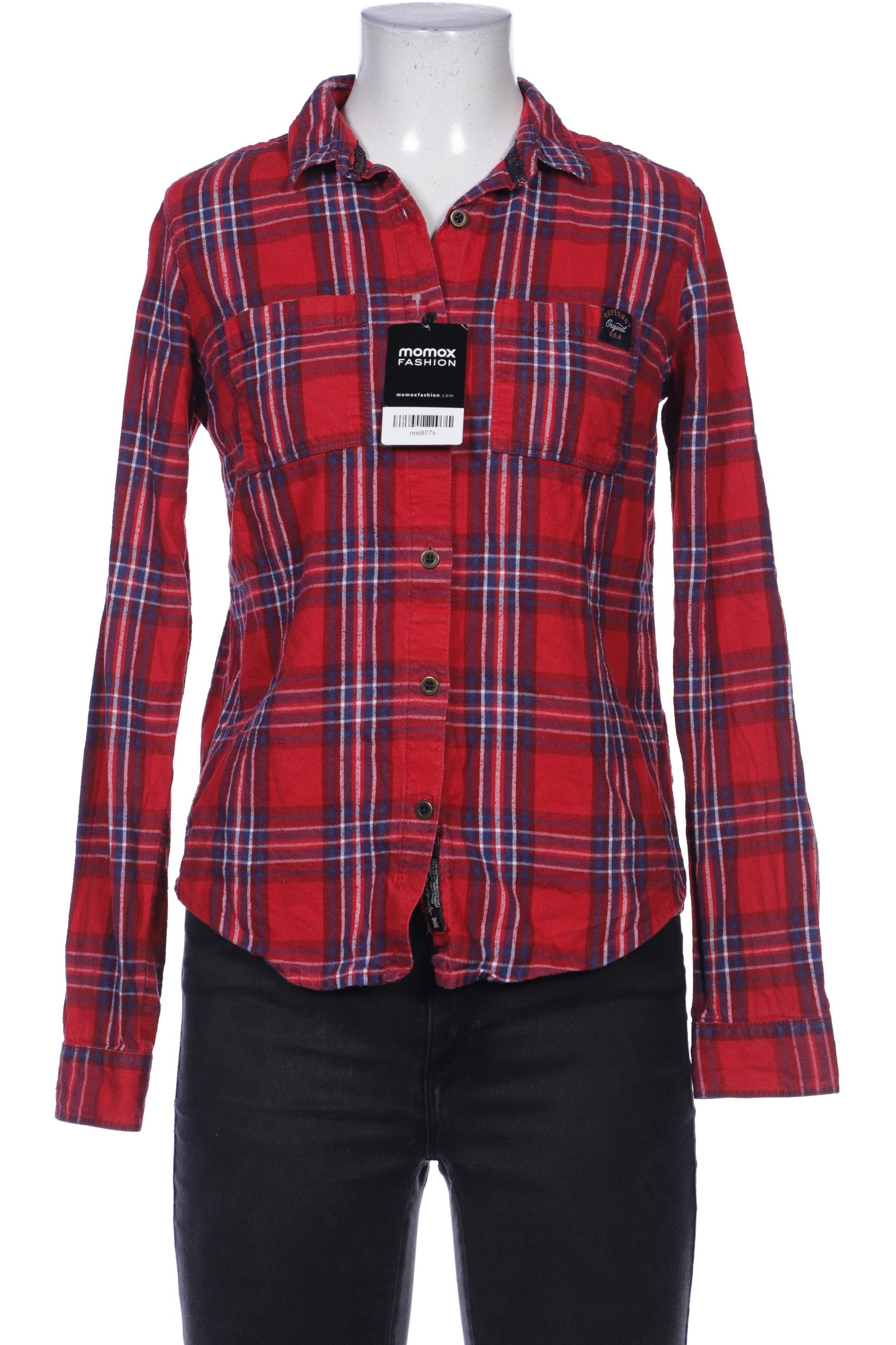 

Superdry Damen Bluse, rot, Gr. 32