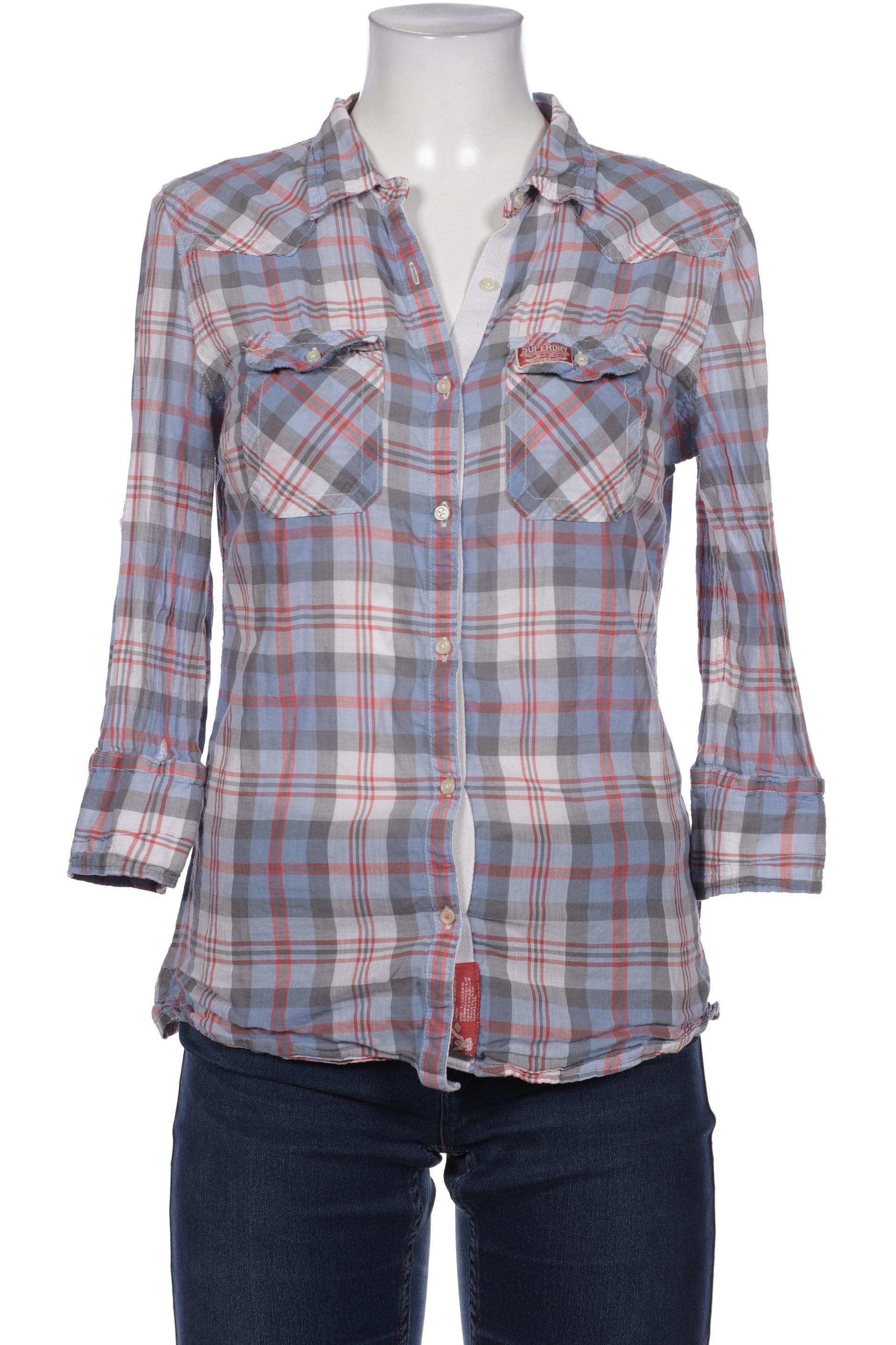 

Superdry Damen Bluse, blau, Gr. 42
