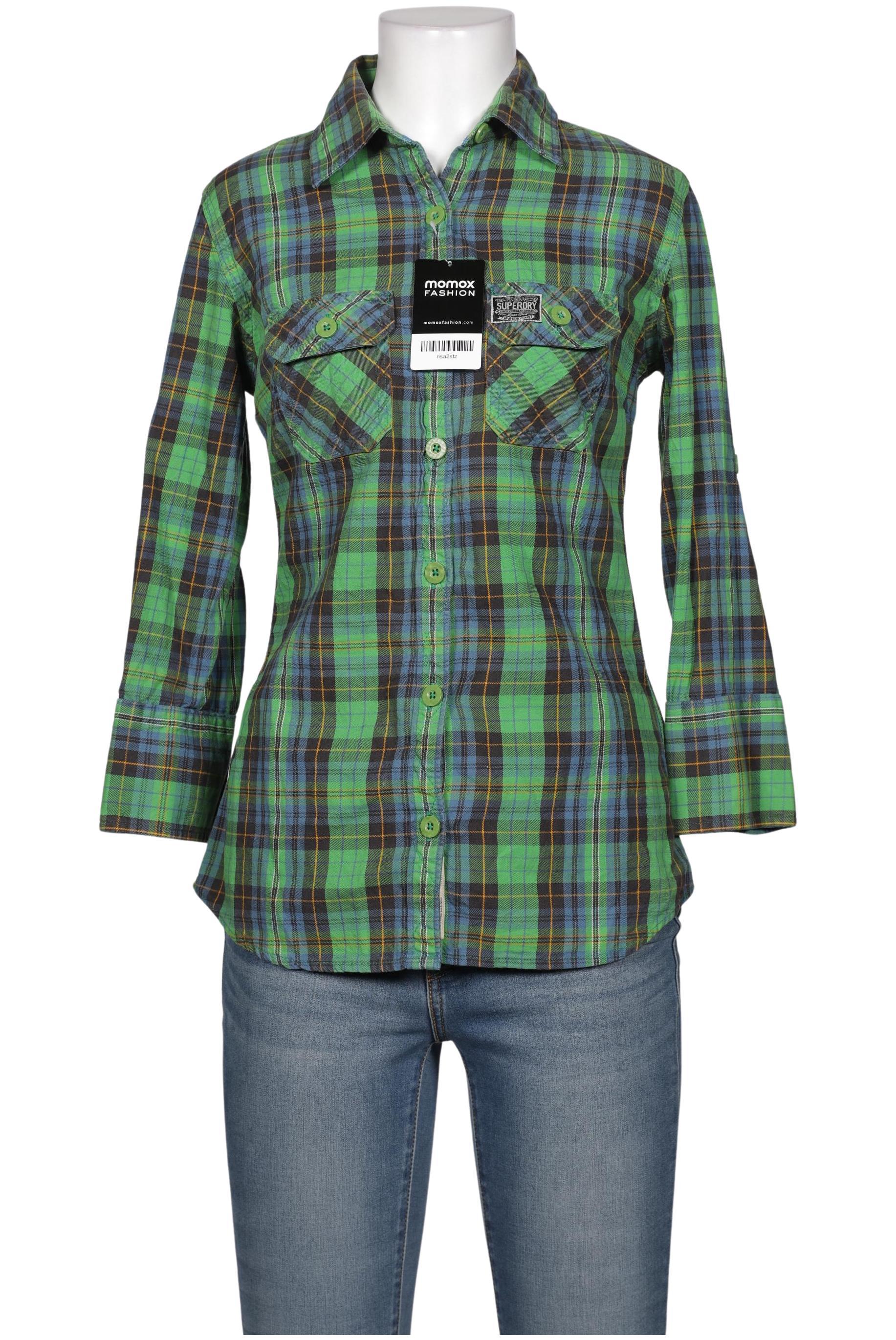 

Superdry Damen Bluse, grün, Gr. 36