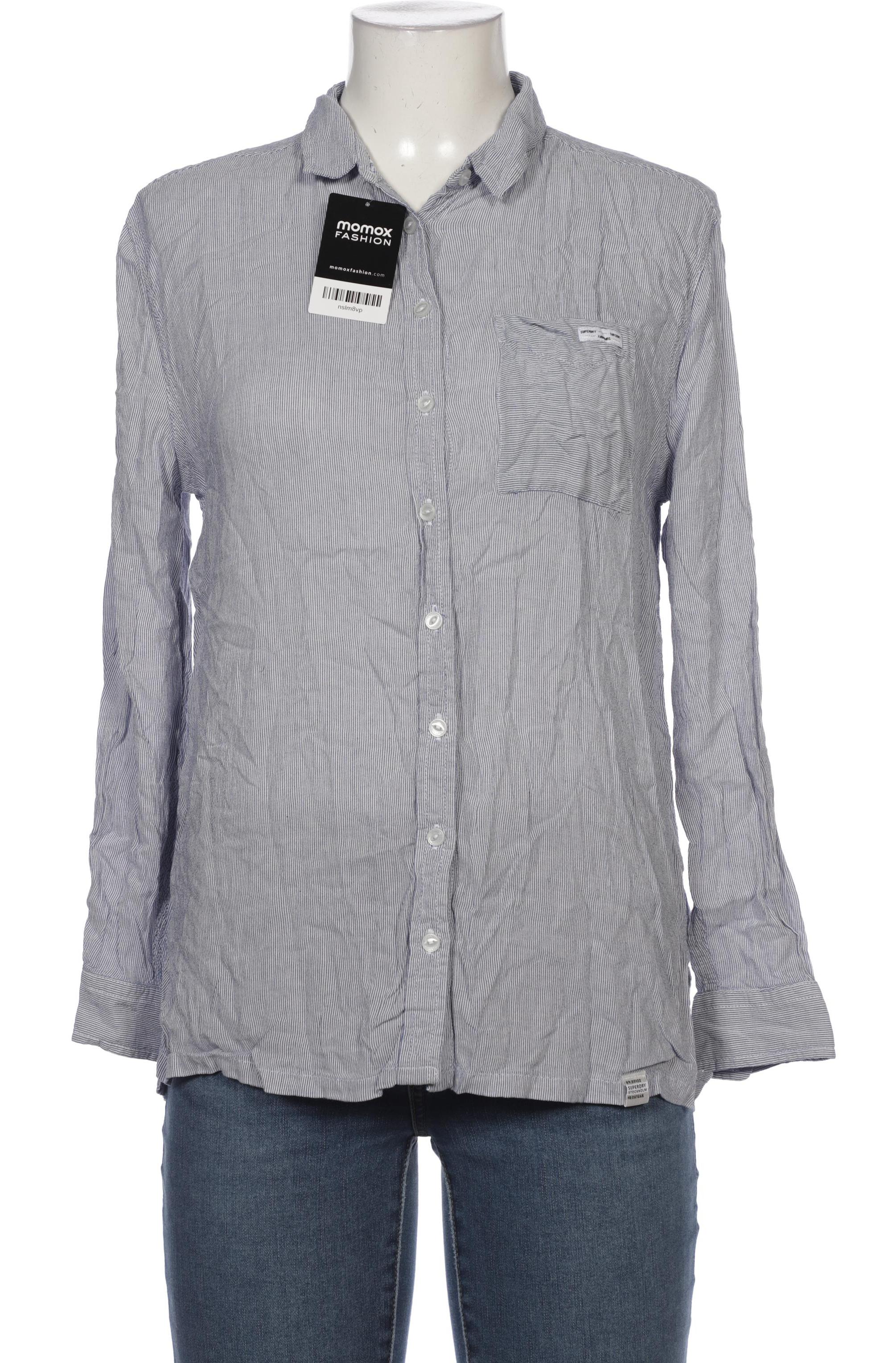 

Superdry Damen Bluse, blau