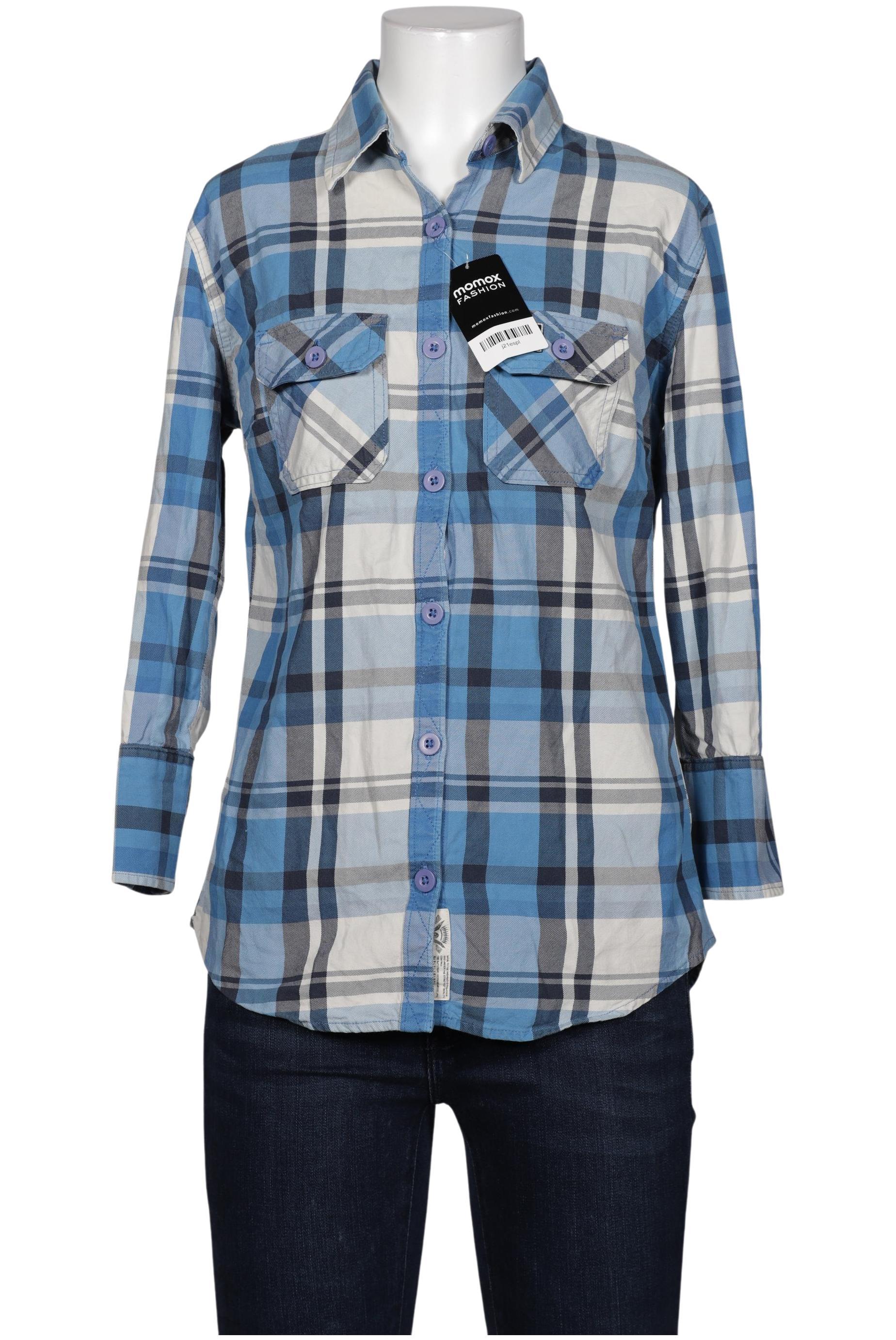 

Superdry Damen Bluse, blau, Gr. 42