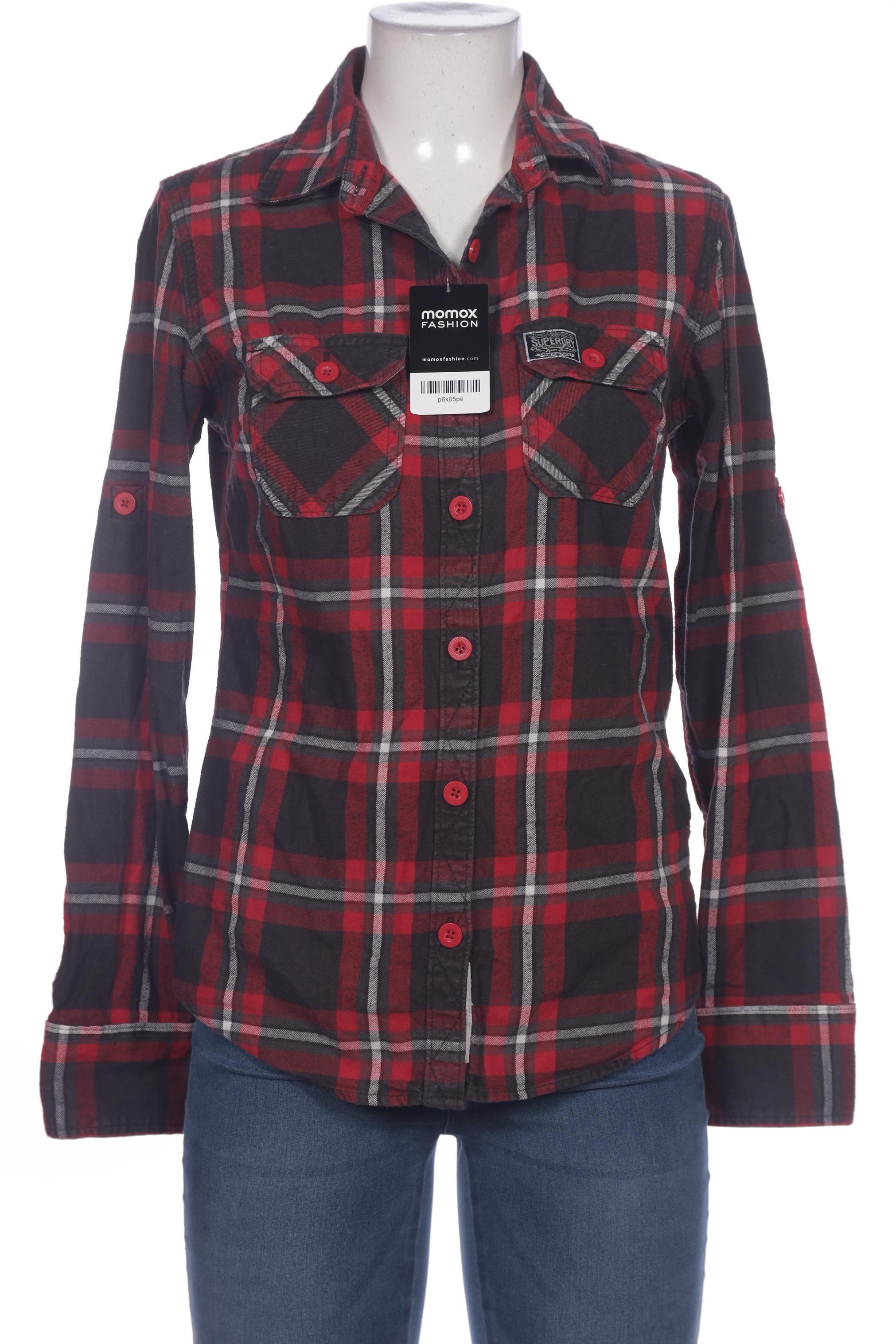 

Superdry Damen Bluse, rot, Gr. 38
