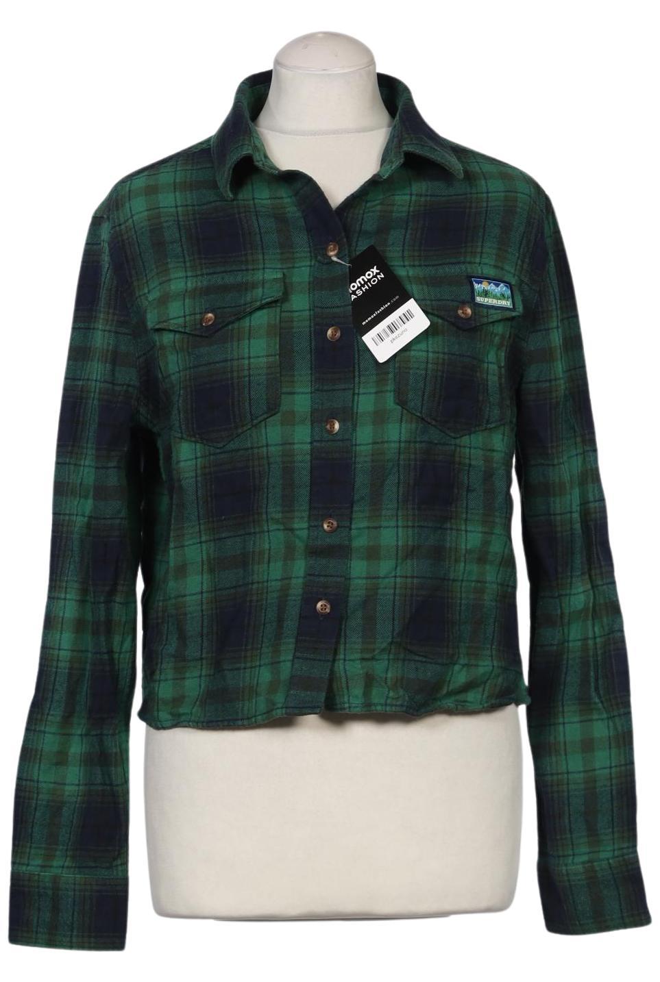 

Superdry Damen Bluse, grün, Gr. 38