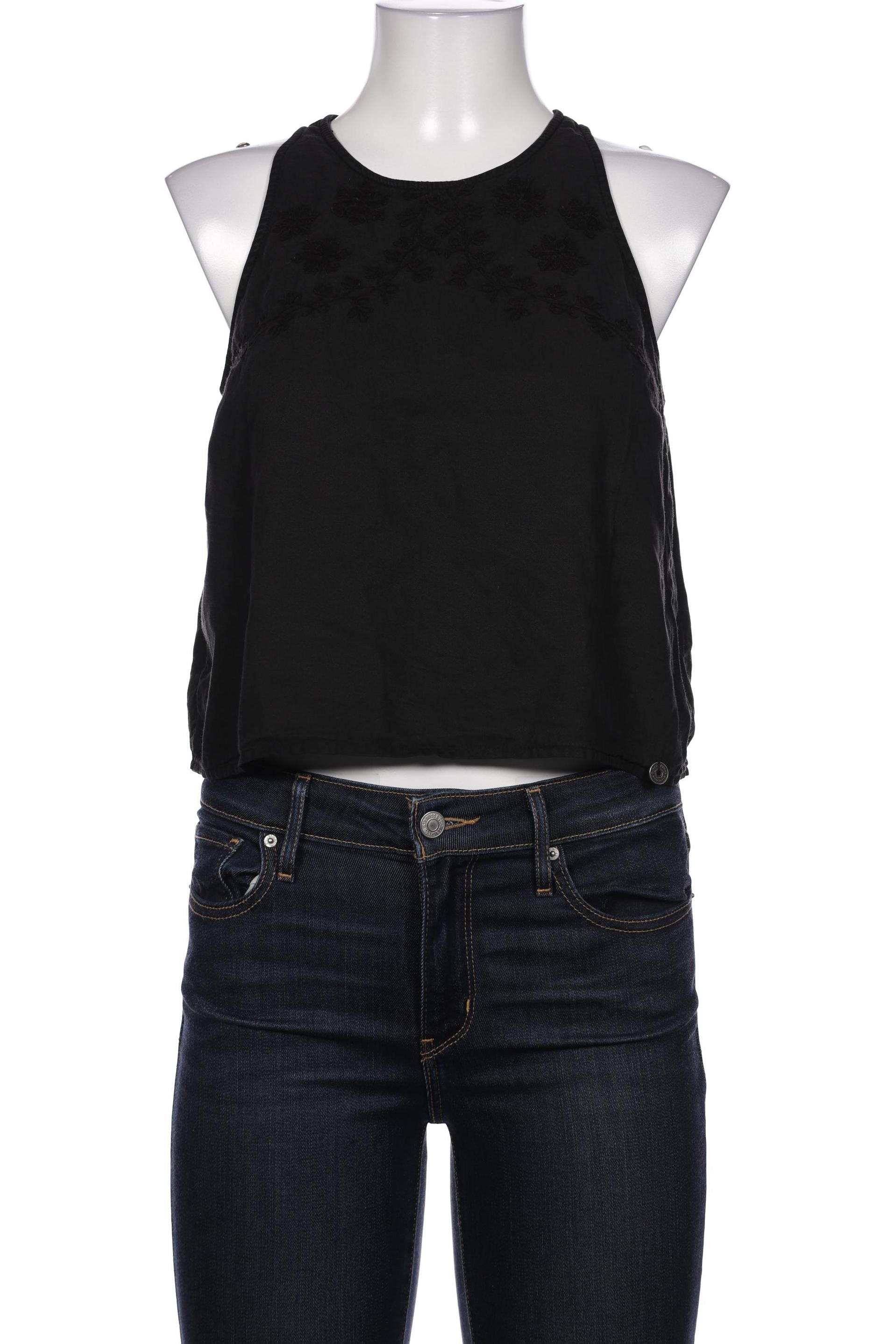 

Superdry Damen Bluse, schwarz, Gr. 38