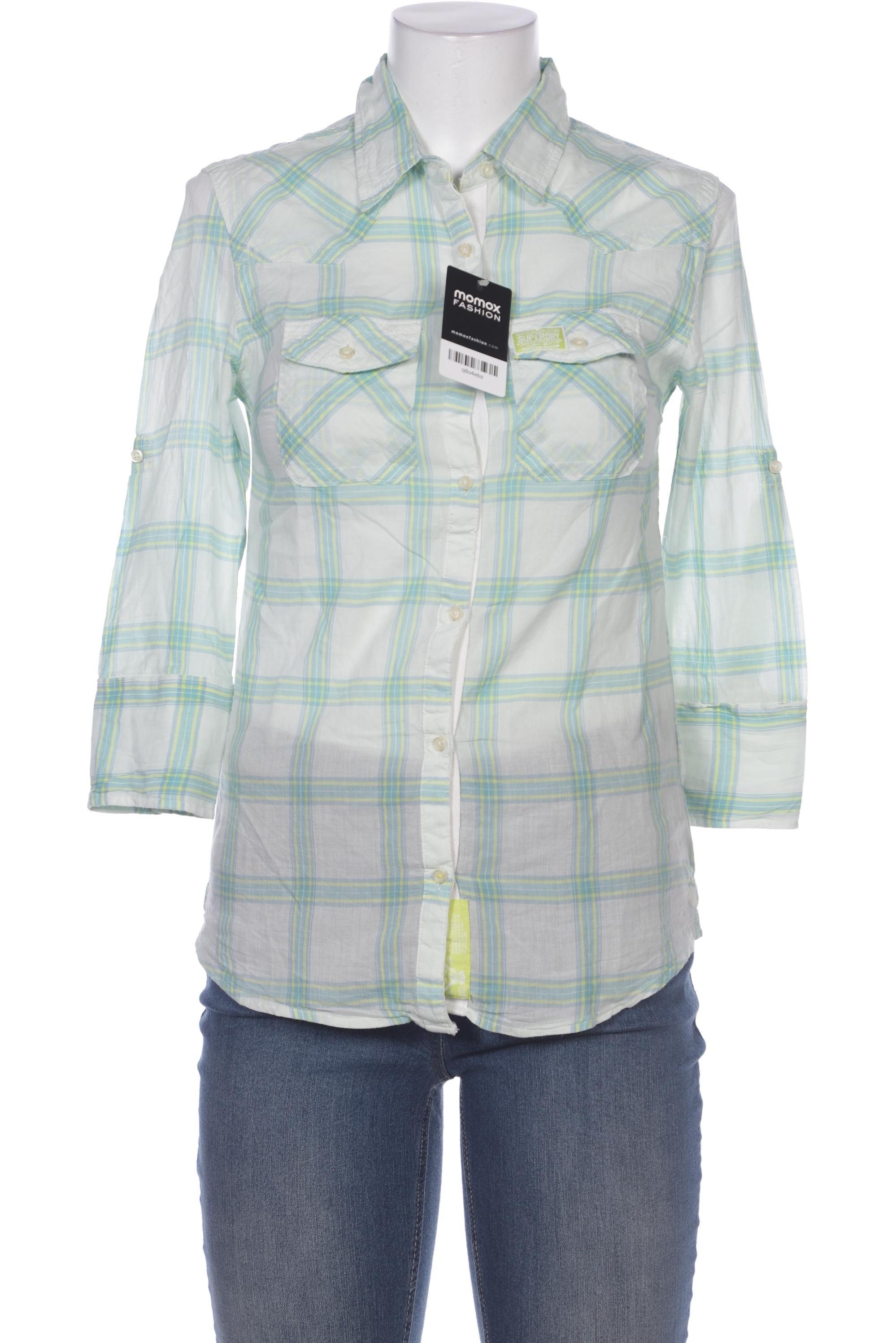 

Superdry Damen Bluse, türkis, Gr. 36