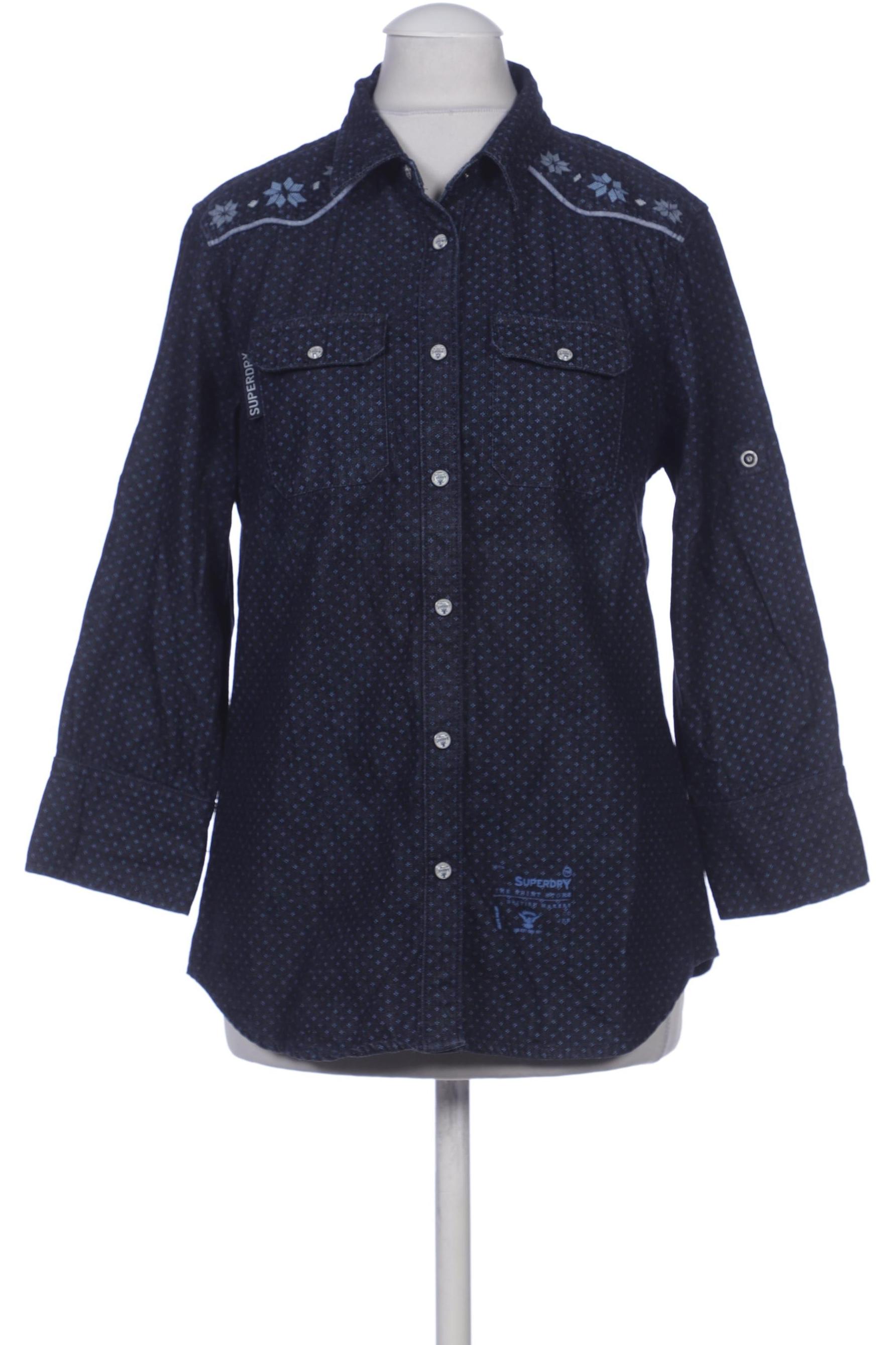 

Superdry Damen Bluse, marineblau, Gr. 36