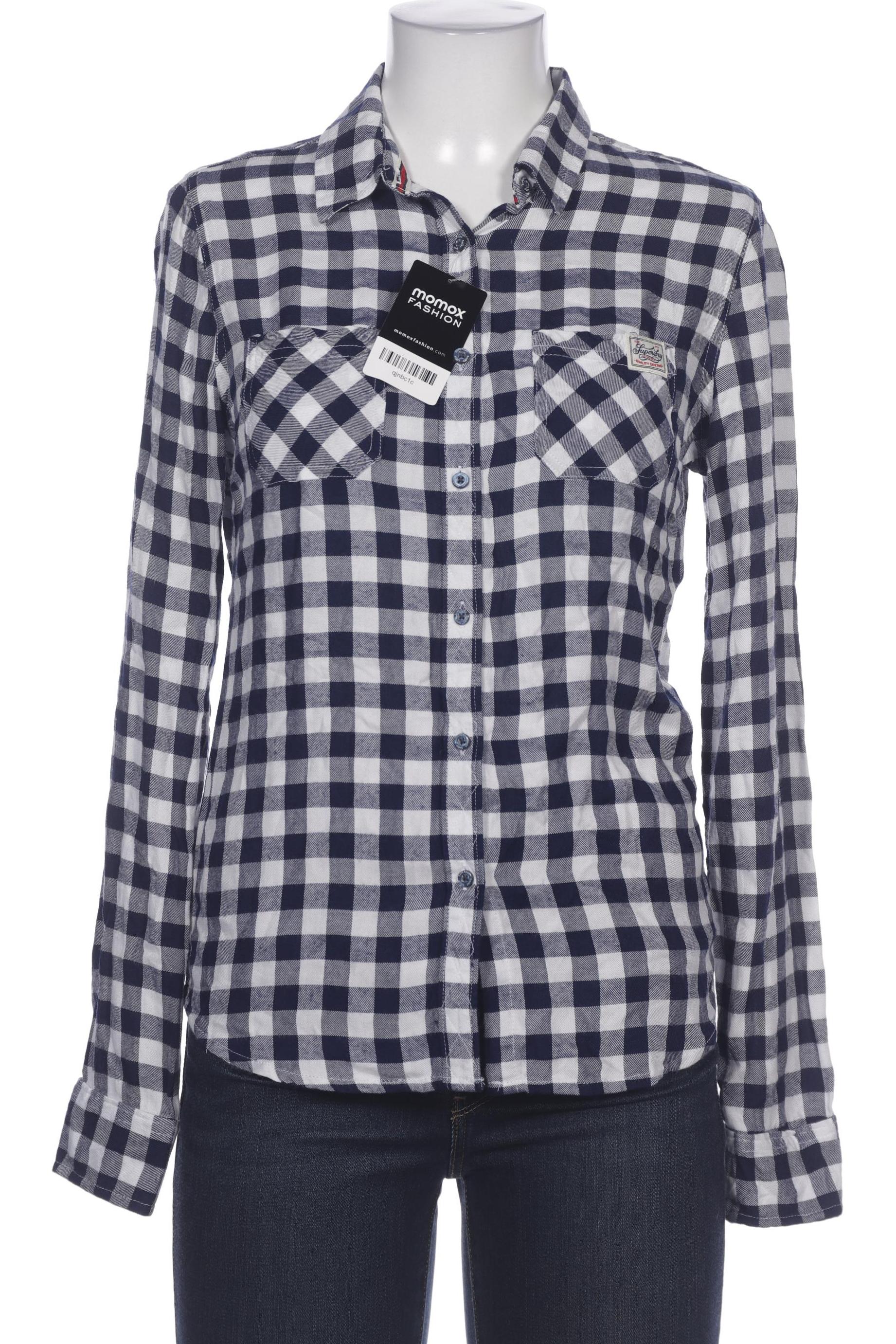 

Superdry Damen Bluse, marineblau, Gr. 36