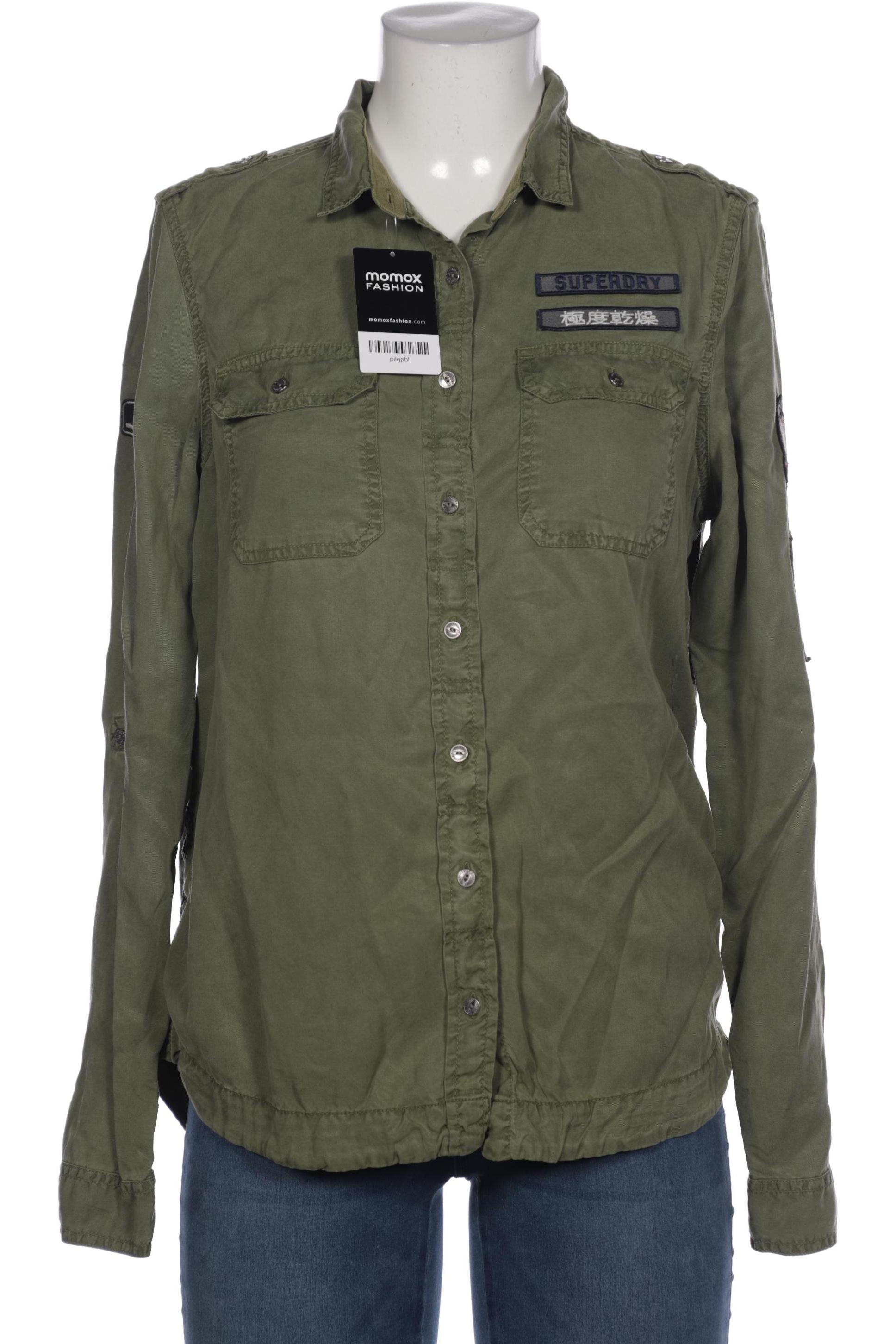 

Superdry Damen Bluse, grün, Gr. 38