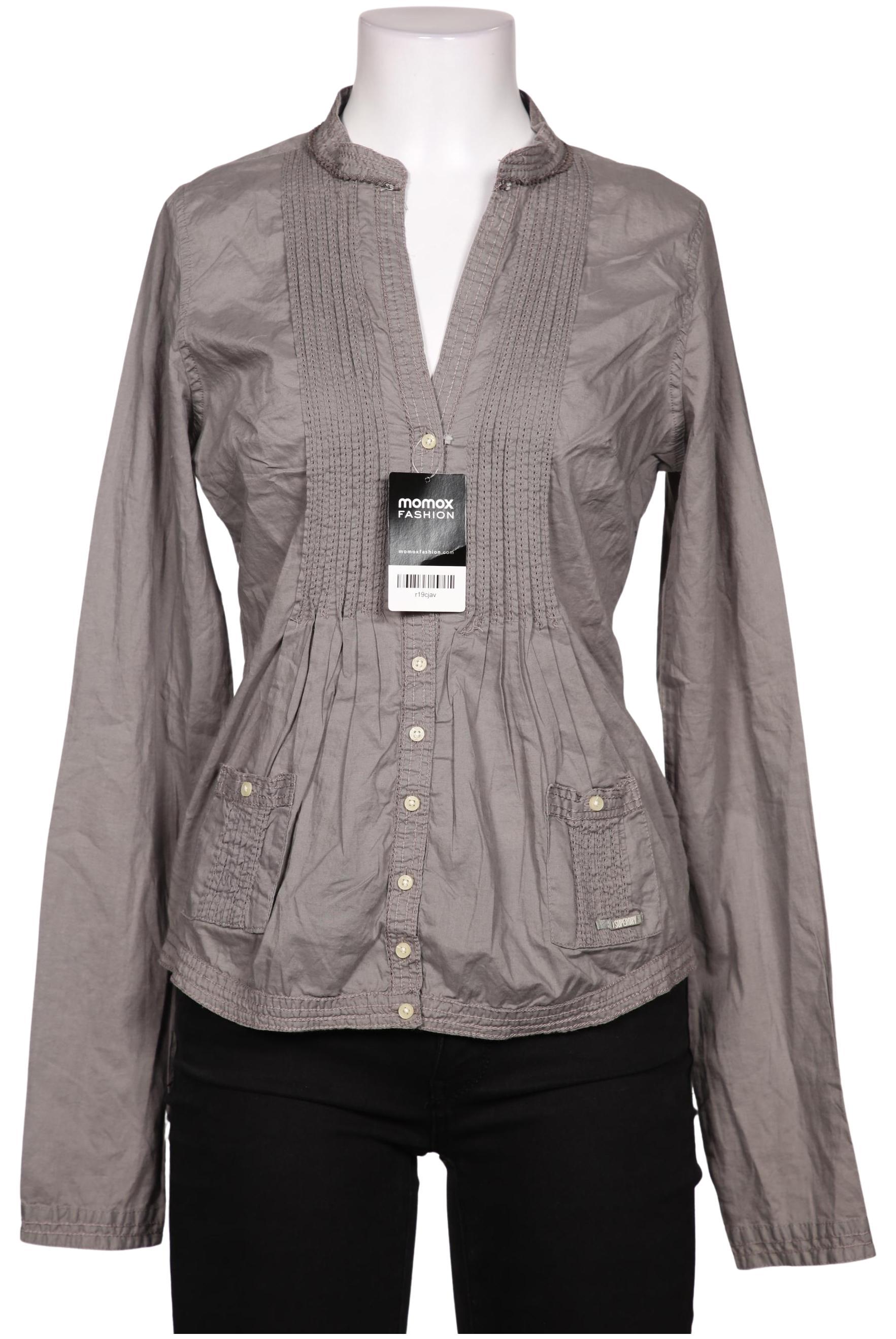 

Superdry Damen Bluse, grau, Gr. 38