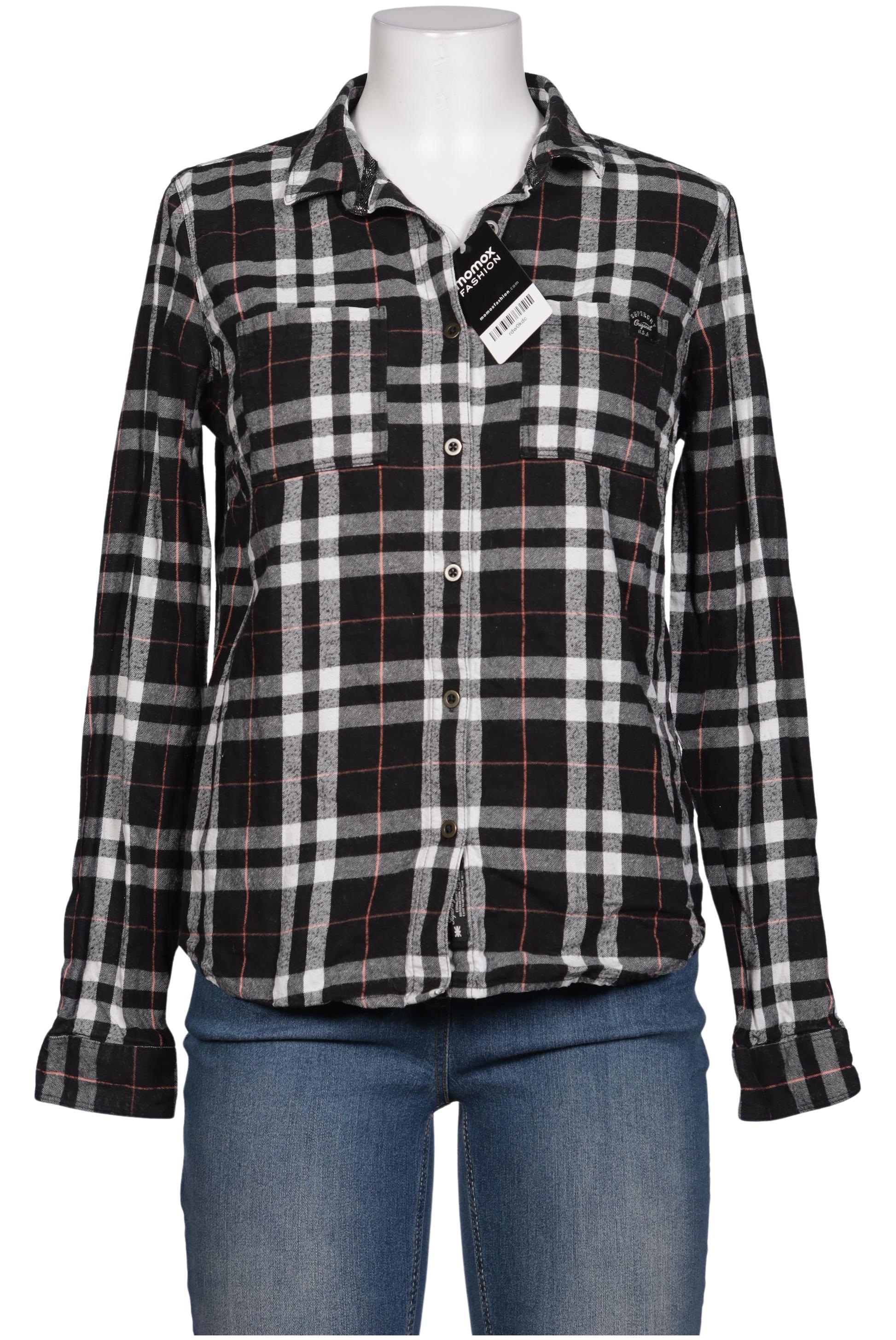 

Superdry Damen Bluse, schwarz, Gr. 38