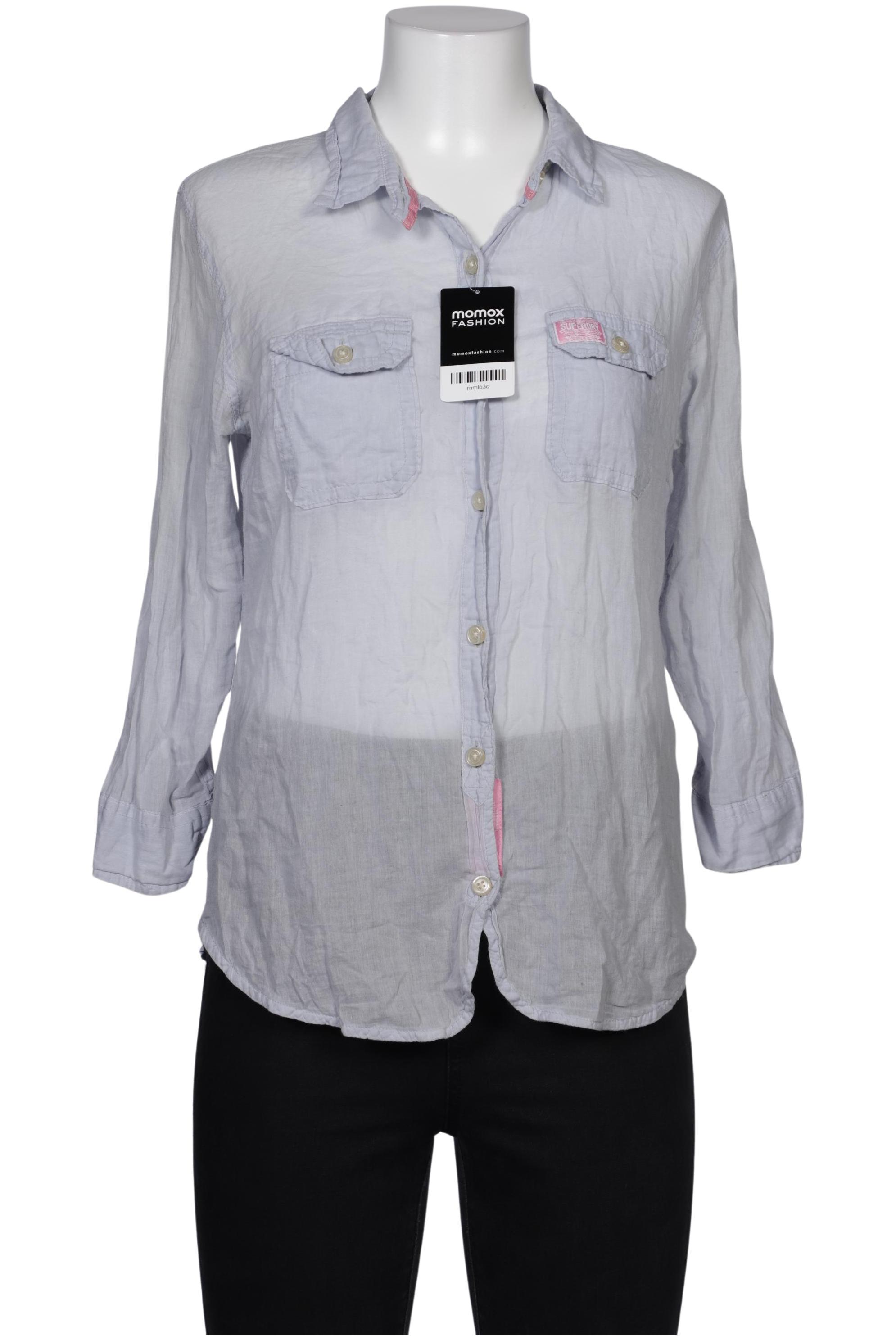 

Superdry Damen Bluse, hellblau, Gr. 42