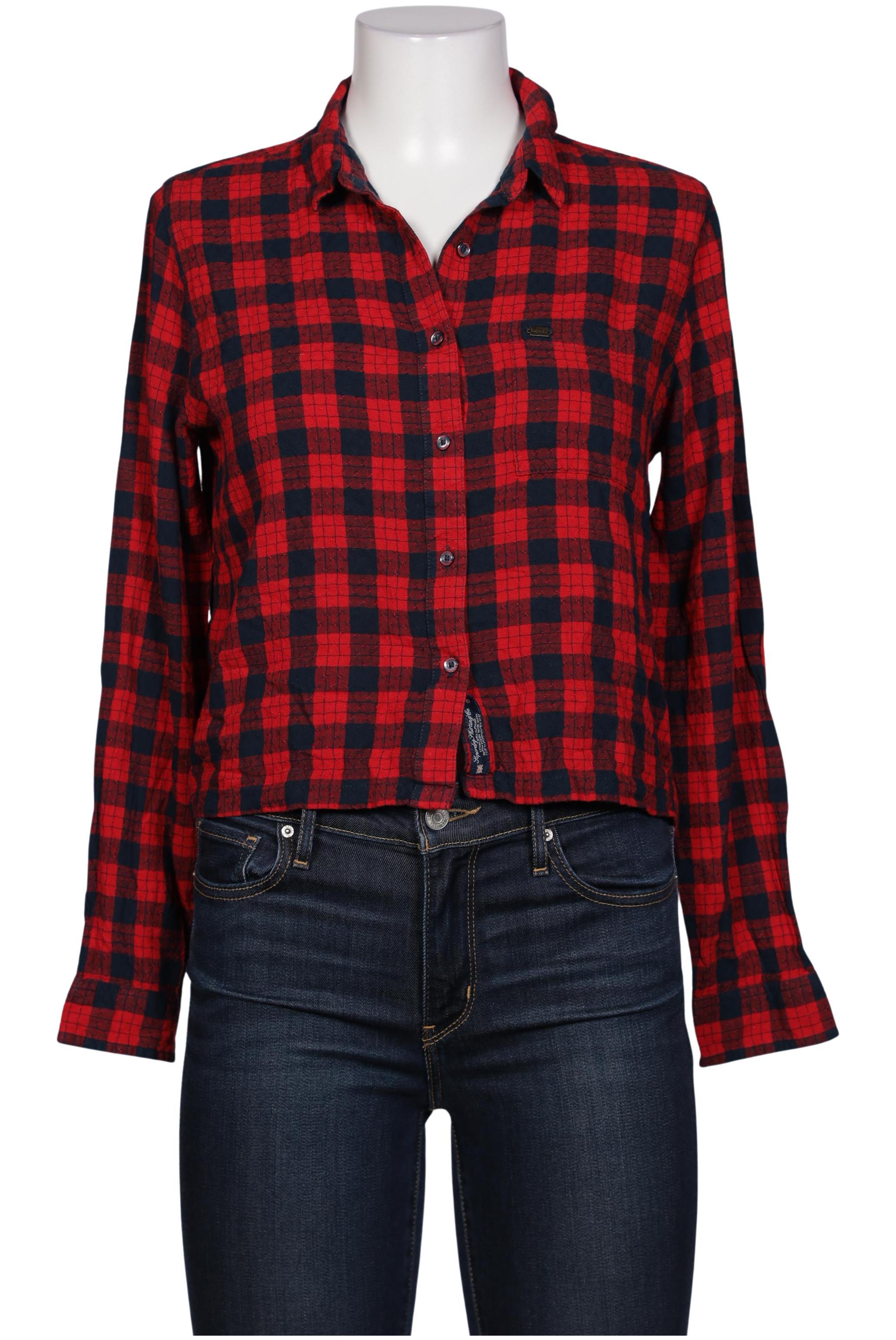 

Superdry Damen Bluse, rot, Gr. 42