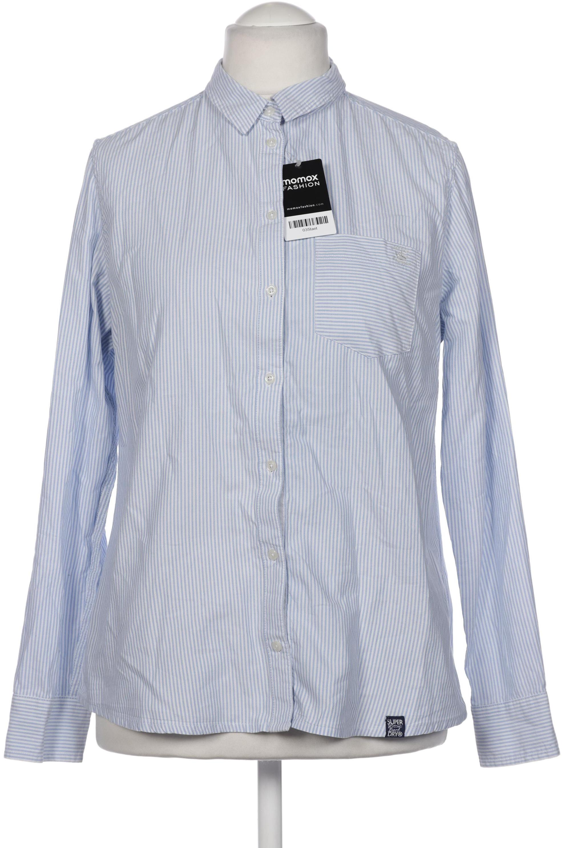 

Superdry Damen Bluse, blau, Gr. 42