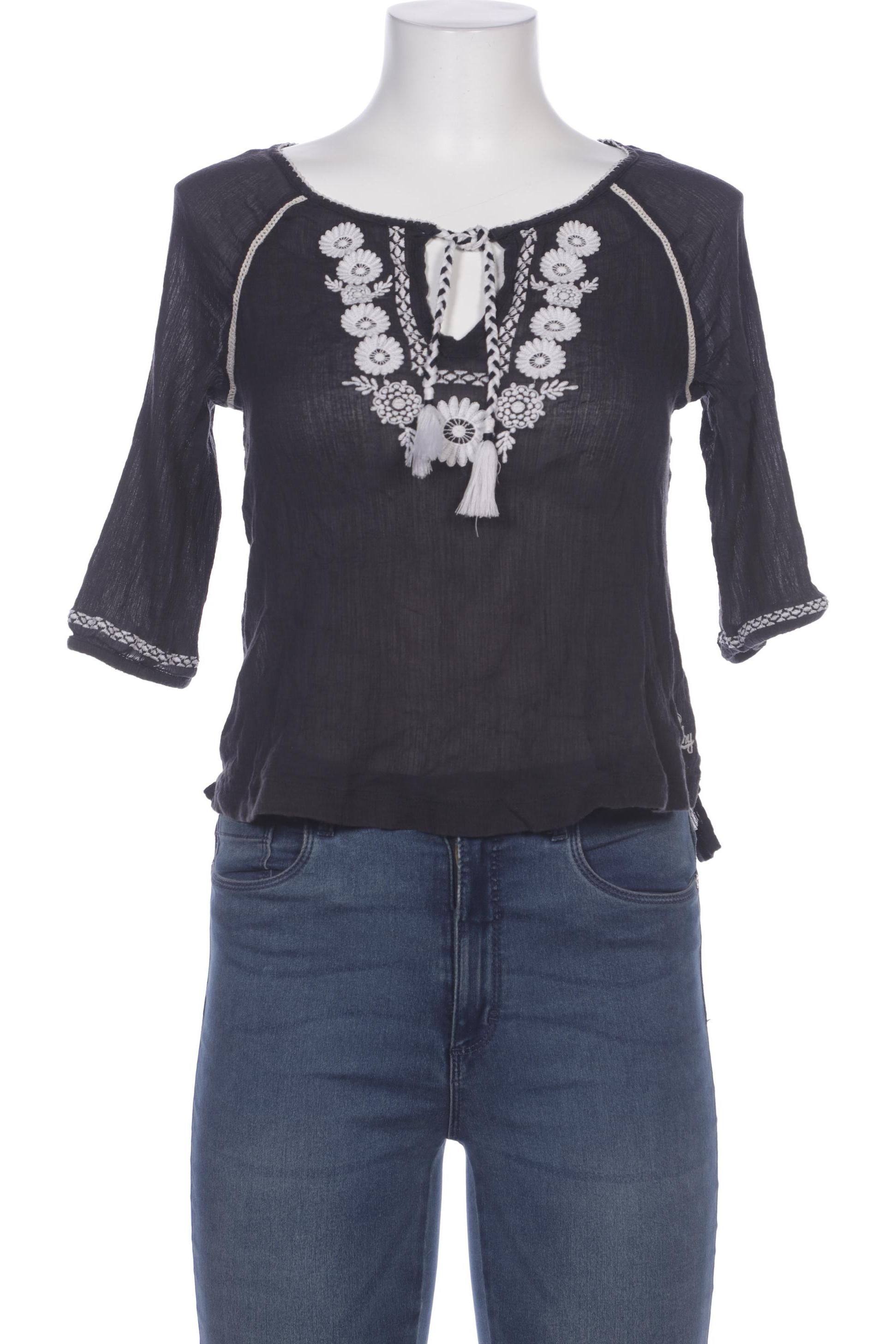 

Superdry Damen Bluse, schwarz, Gr. 38