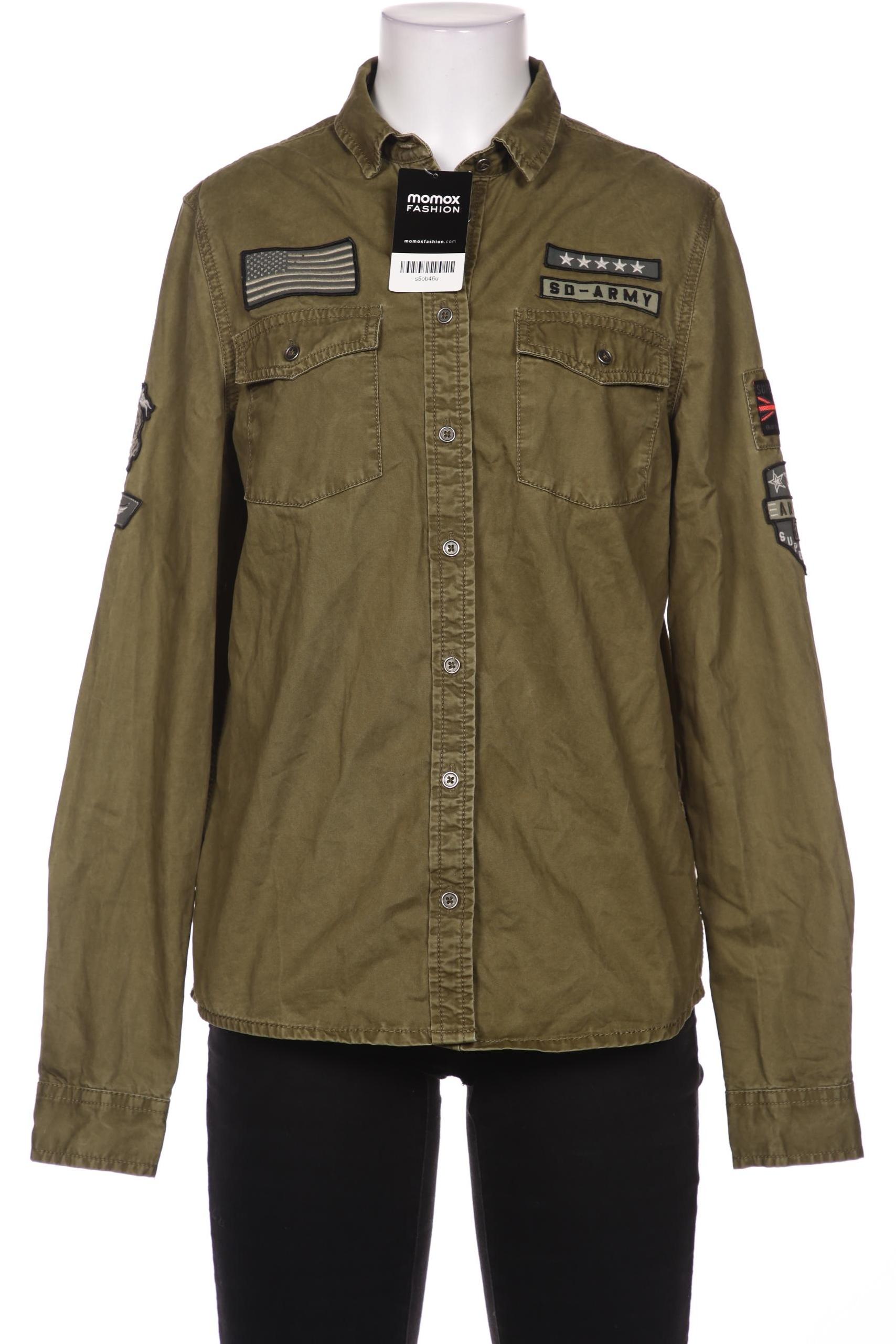 

Superdry Damen Bluse, grün, Gr. 36
