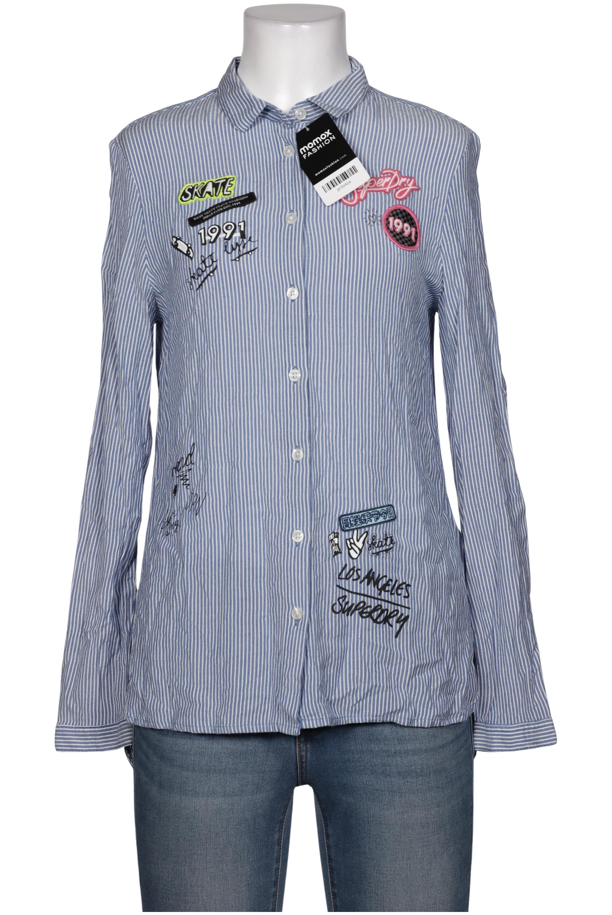 

Superdry Damen Bluse, hellblau, Gr. 40