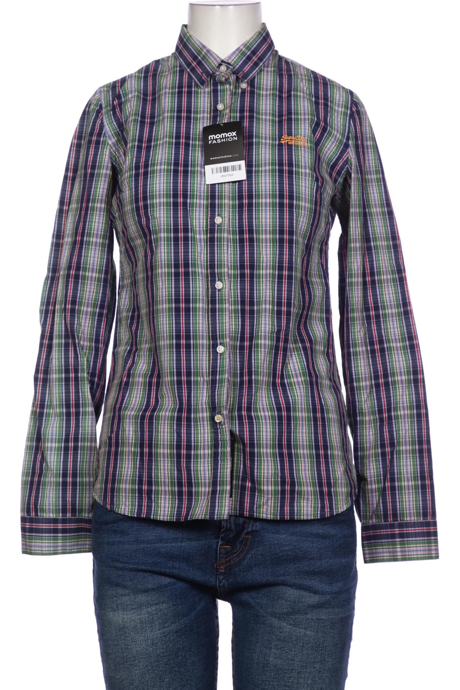 

Superdry Damen Bluse, blau, Gr. 36