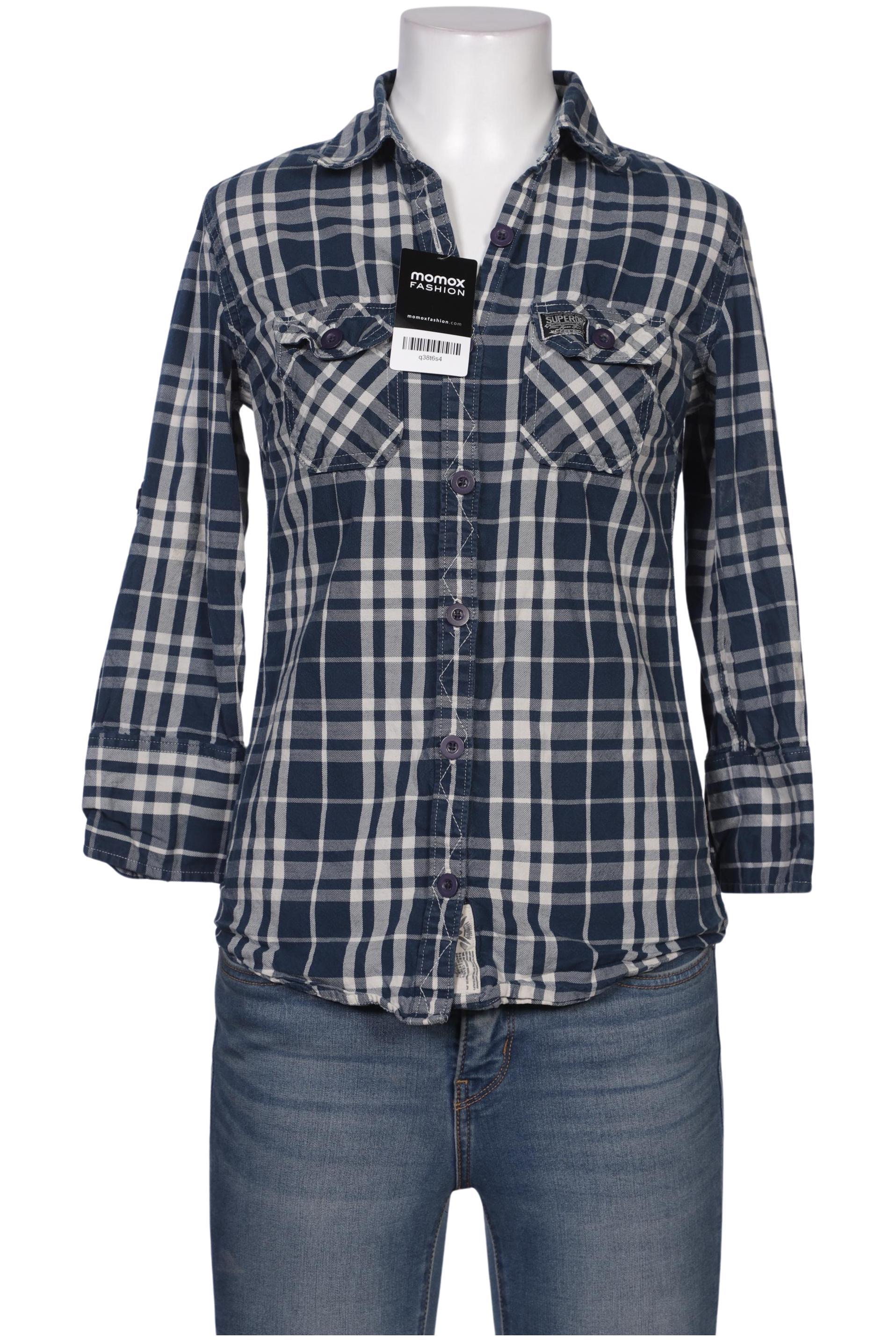 

Superdry Damen Bluse, marineblau, Gr. 36