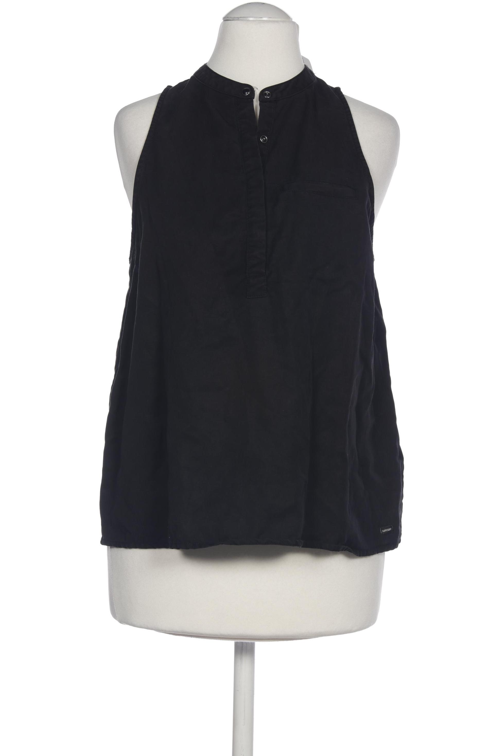 

Superdry Damen Bluse, schwarz, Gr. 8