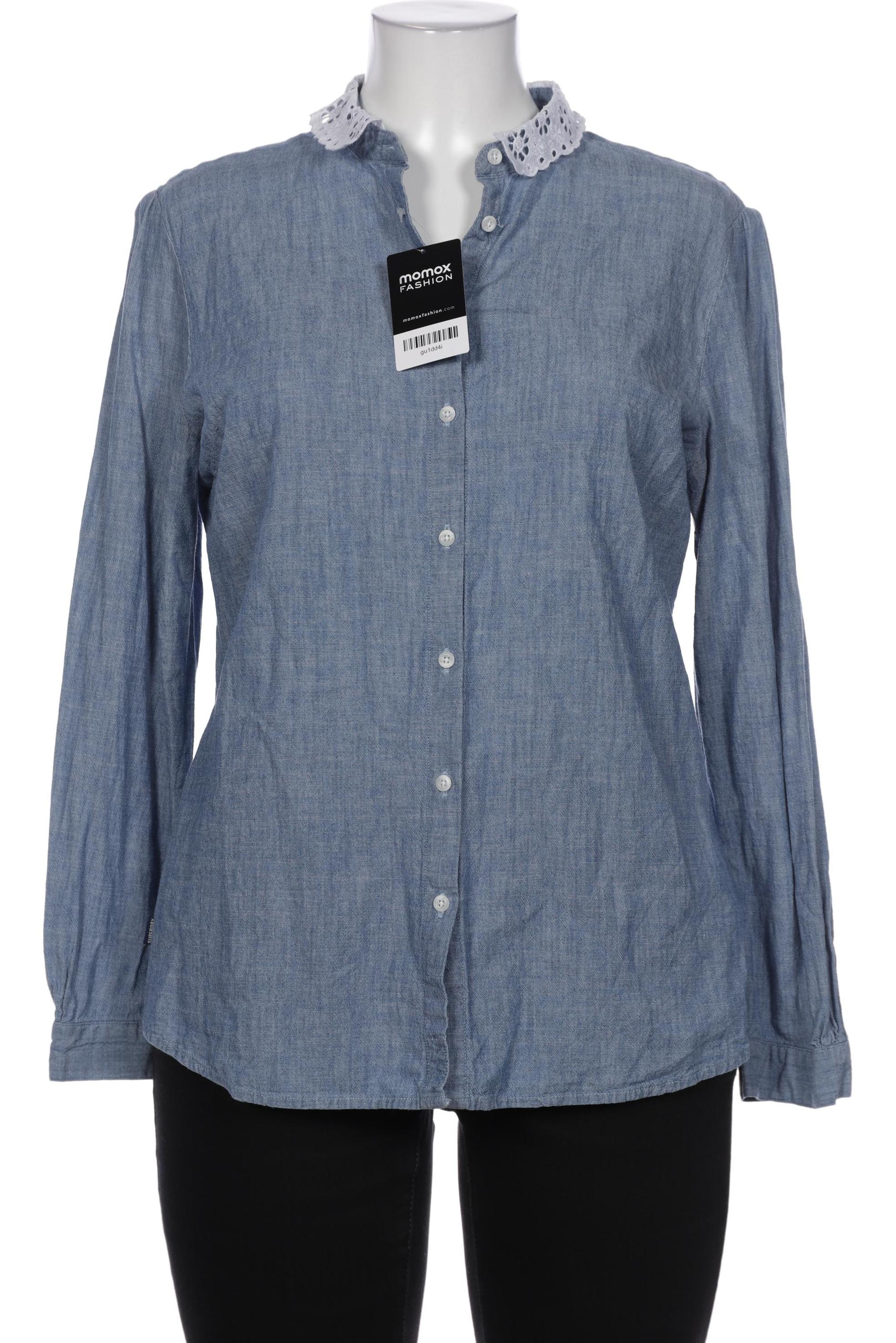 

Superdry Damen Bluse, blau, Gr. 44