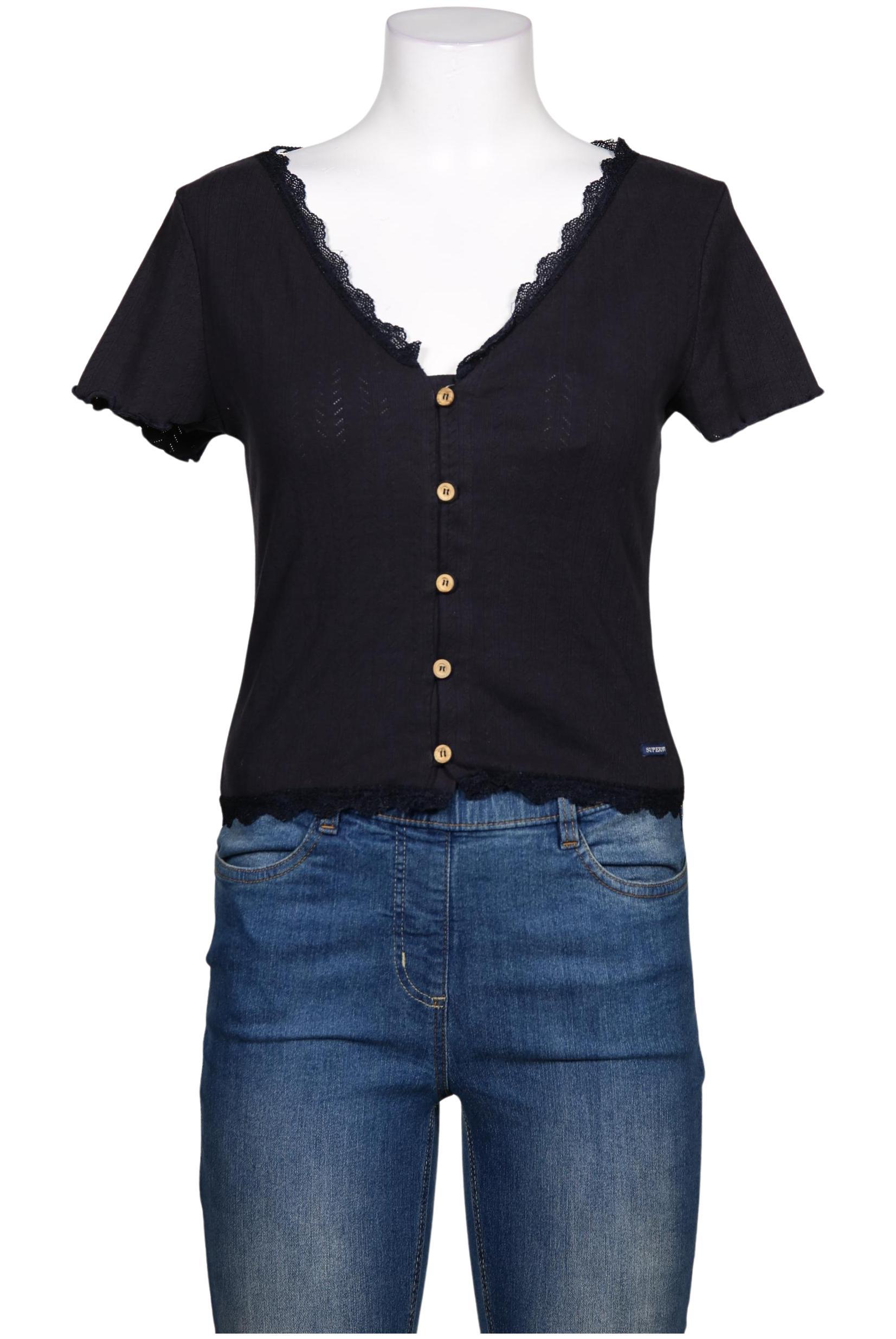 

Superdry Damen Bluse, marineblau, Gr. 40