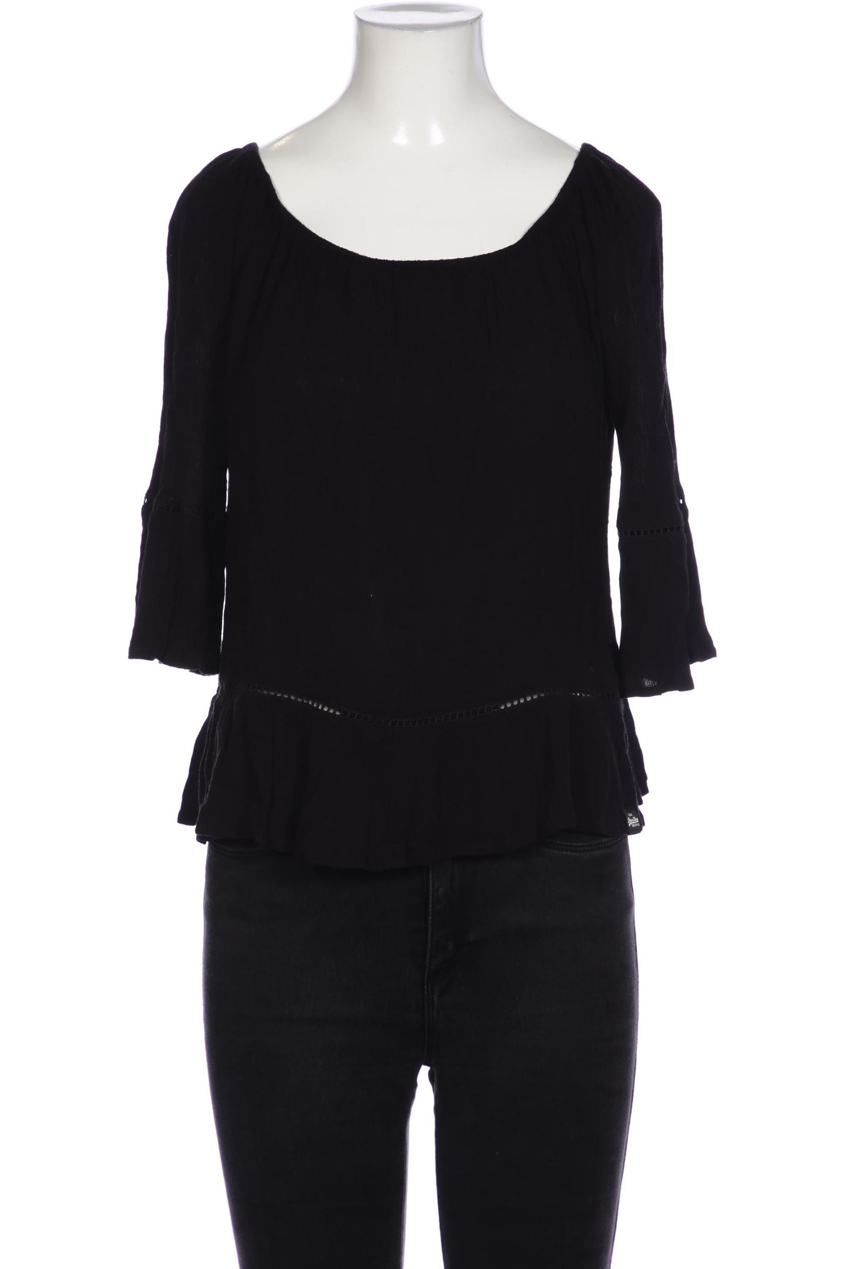 

Superdry Damen Bluse, schwarz