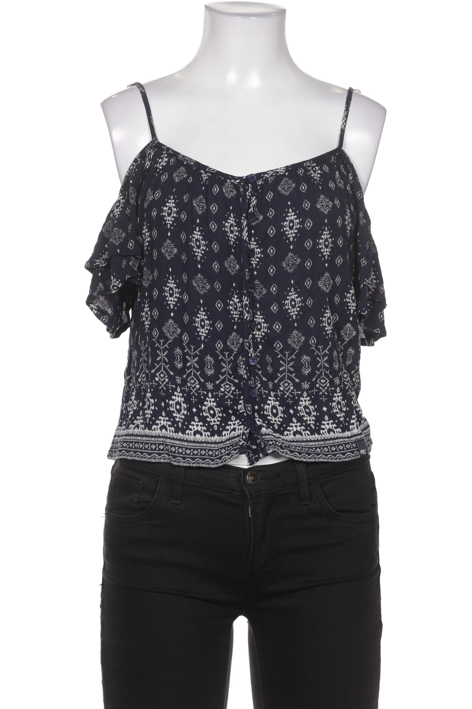 

Superdry Damen Bluse, marineblau, Gr. 36