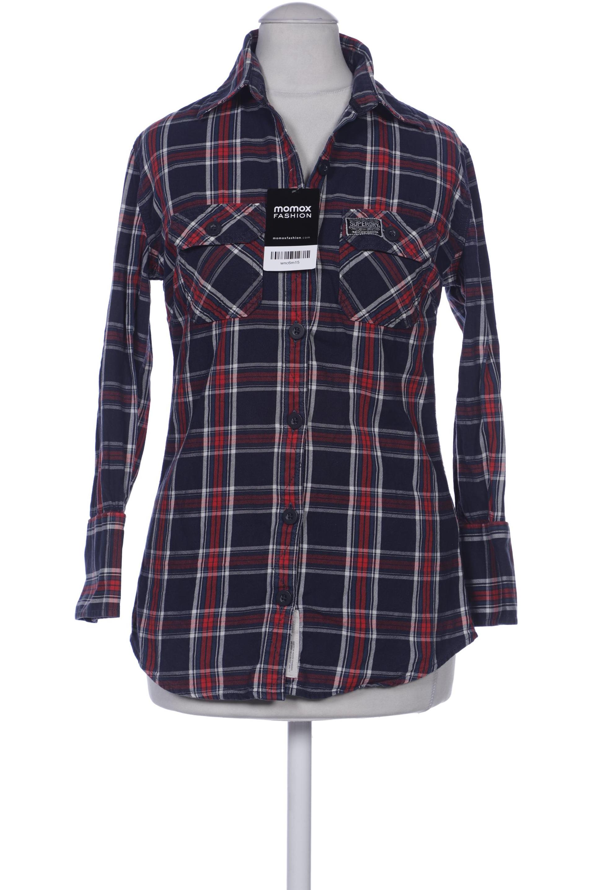 

Superdry Damen Bluse, marineblau, Gr. 34