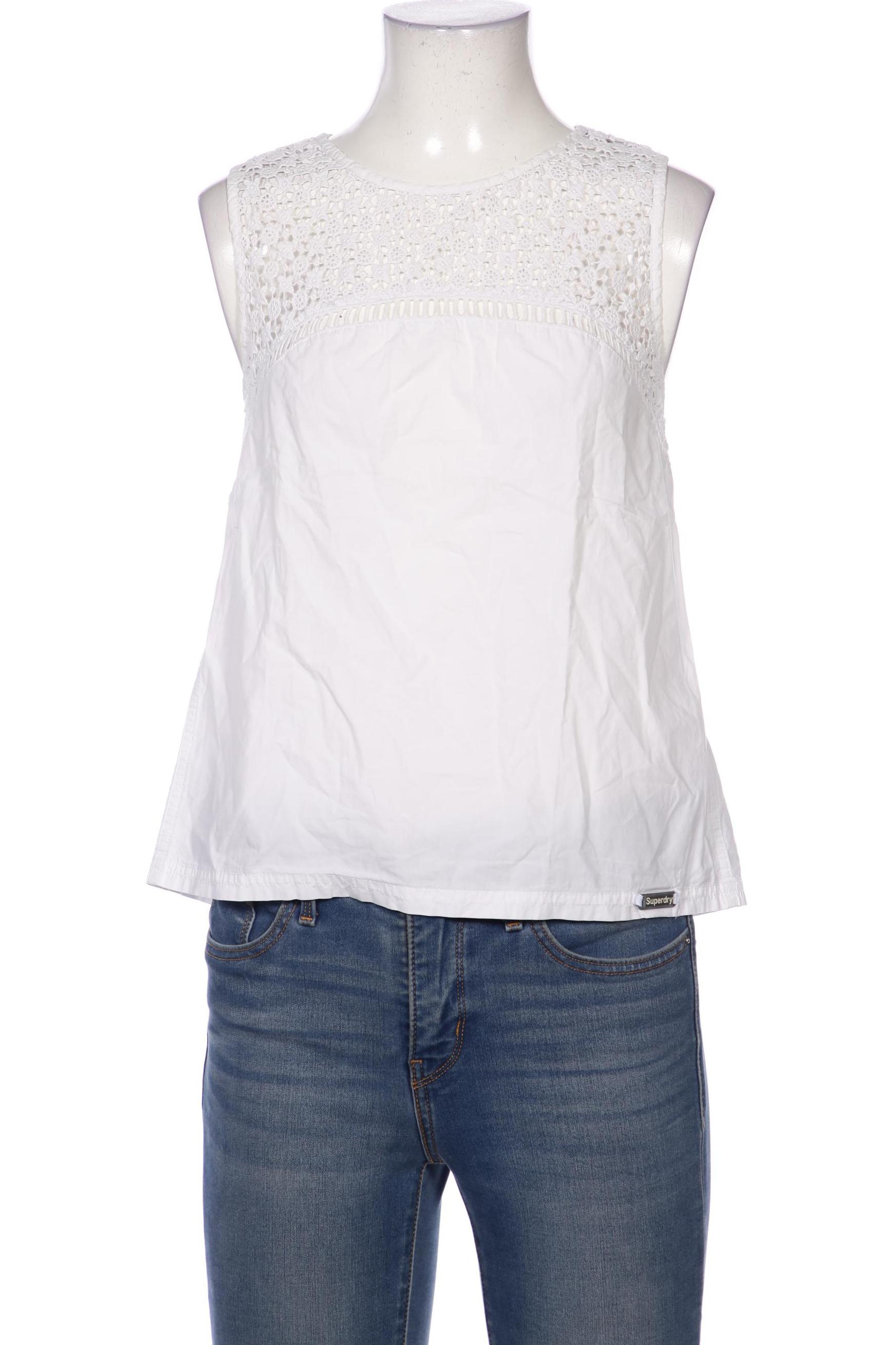 

Superdry Damen Bluse, weiß, Gr. 36