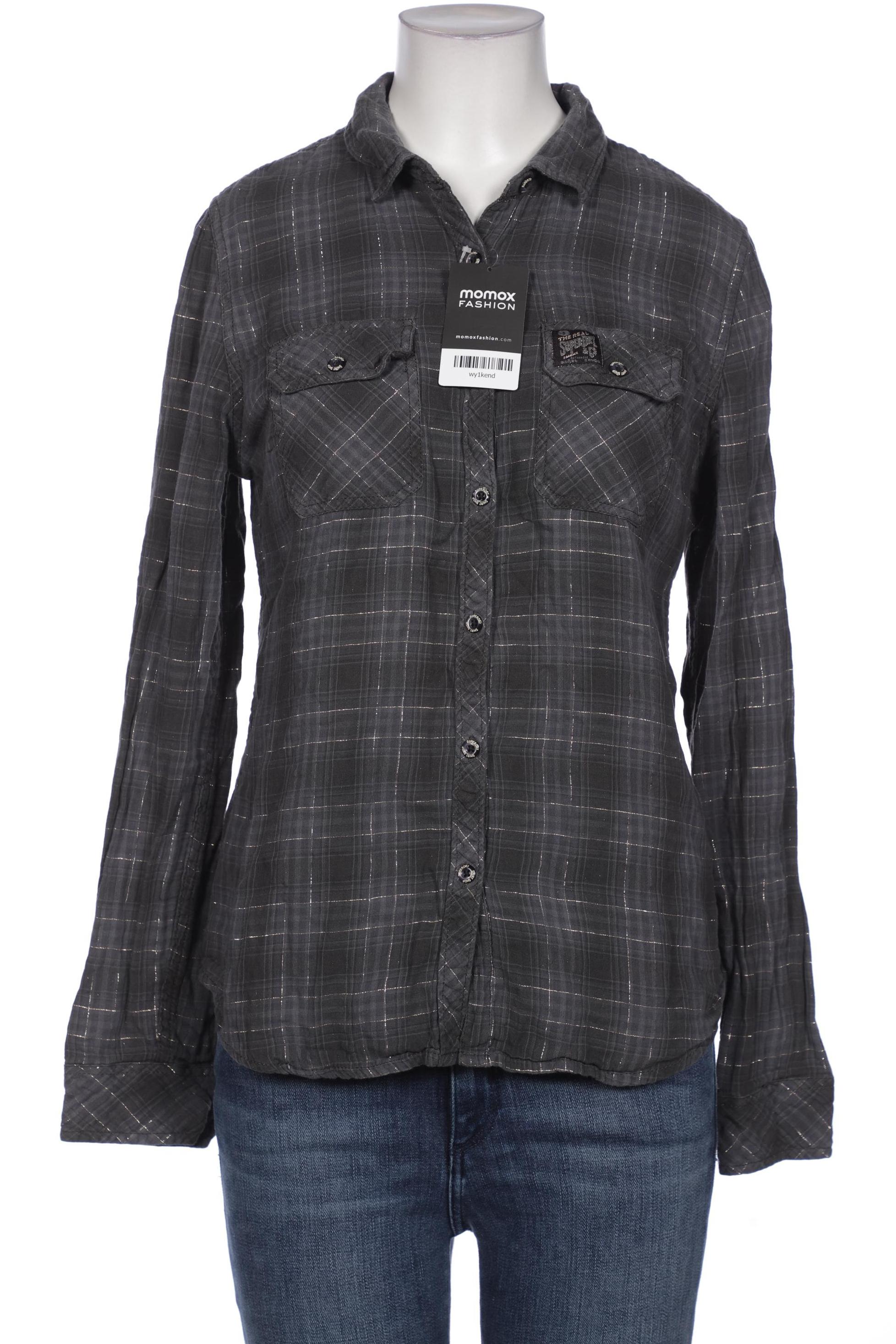 

Superdry Damen Bluse, grau, Gr. 38