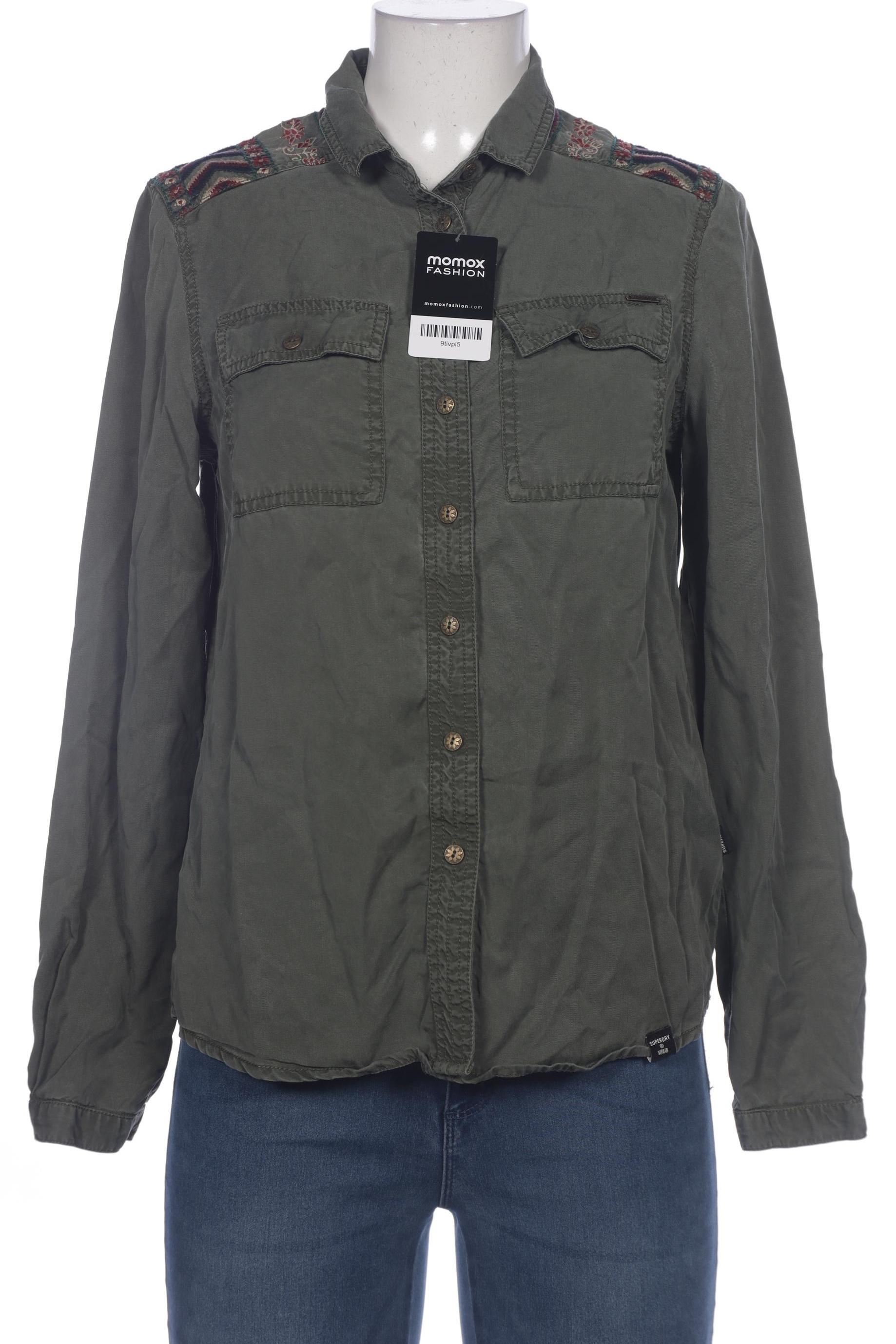 

Superdry Damen Bluse, grün, Gr. 40