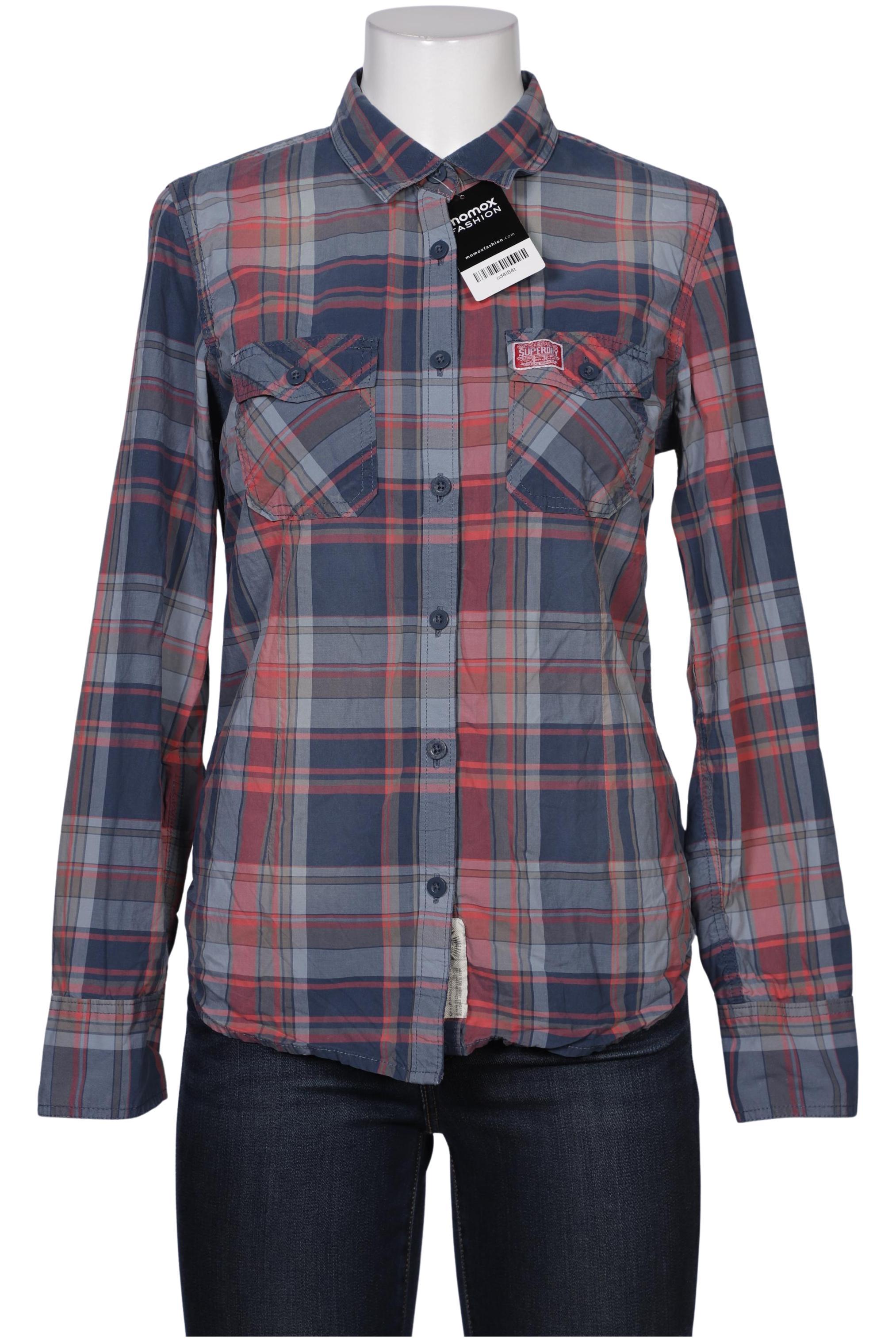 

Superdry Damen Bluse, blau, Gr. 42