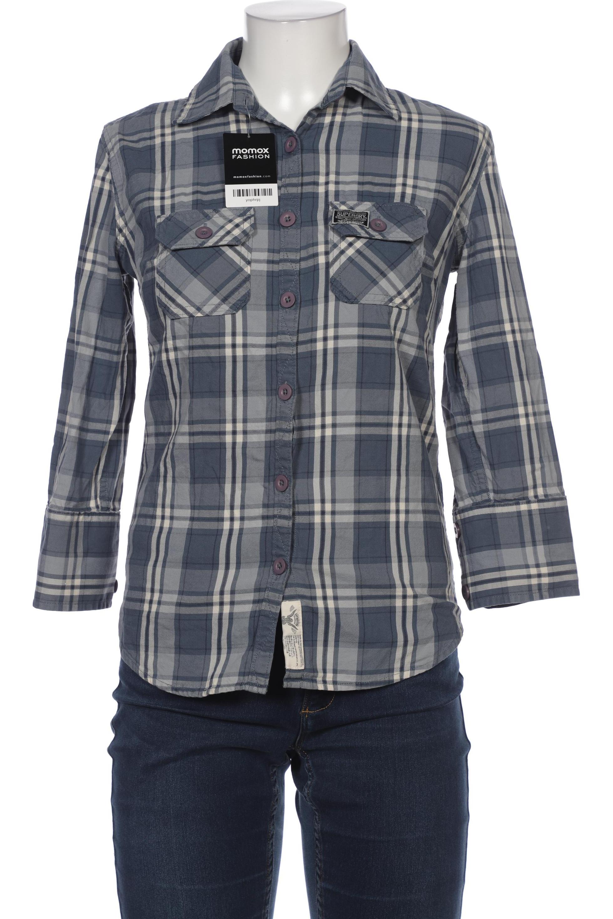

Superdry Damen Bluse, blau
