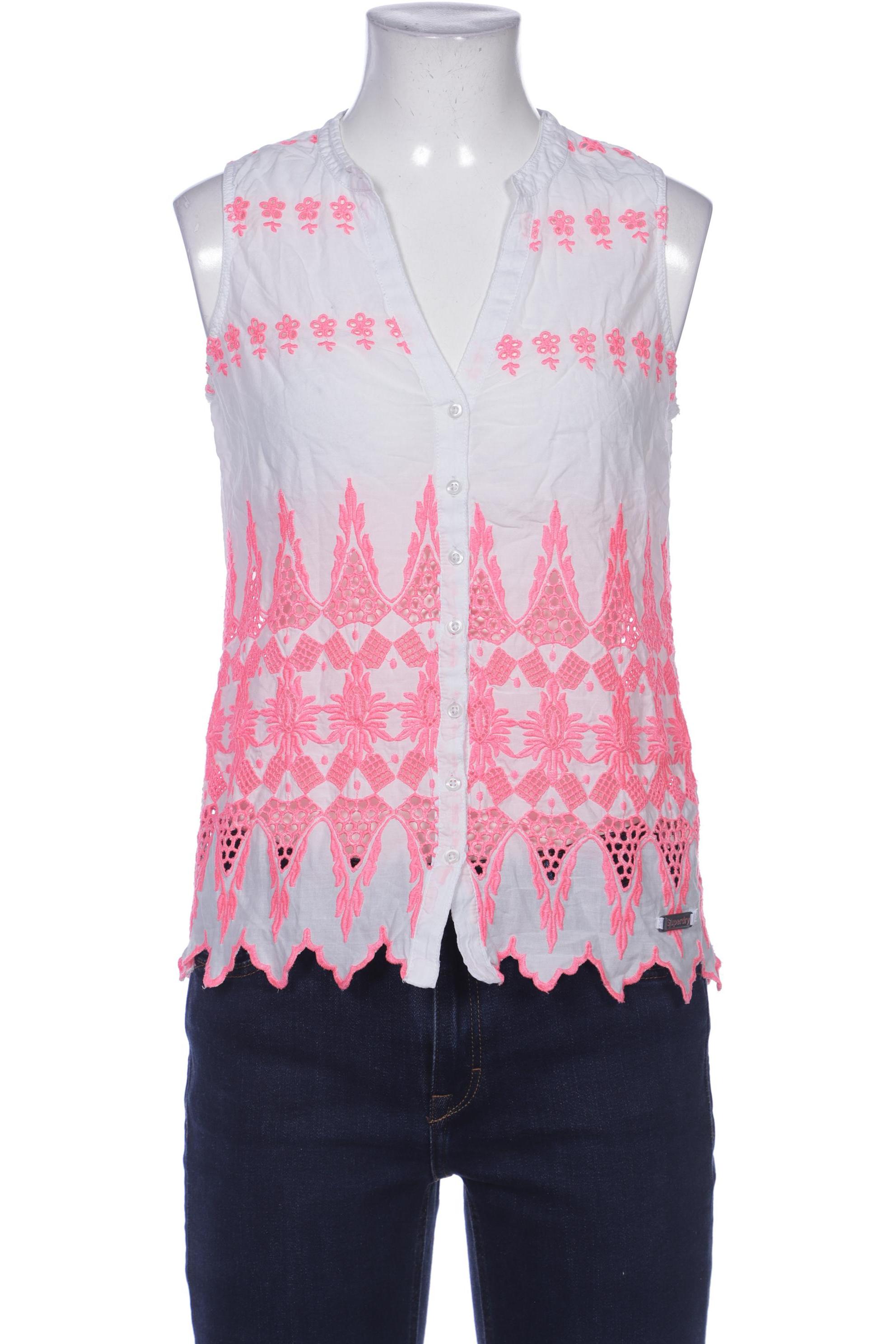 

Superdry Damen Bluse, weiß, Gr. 36