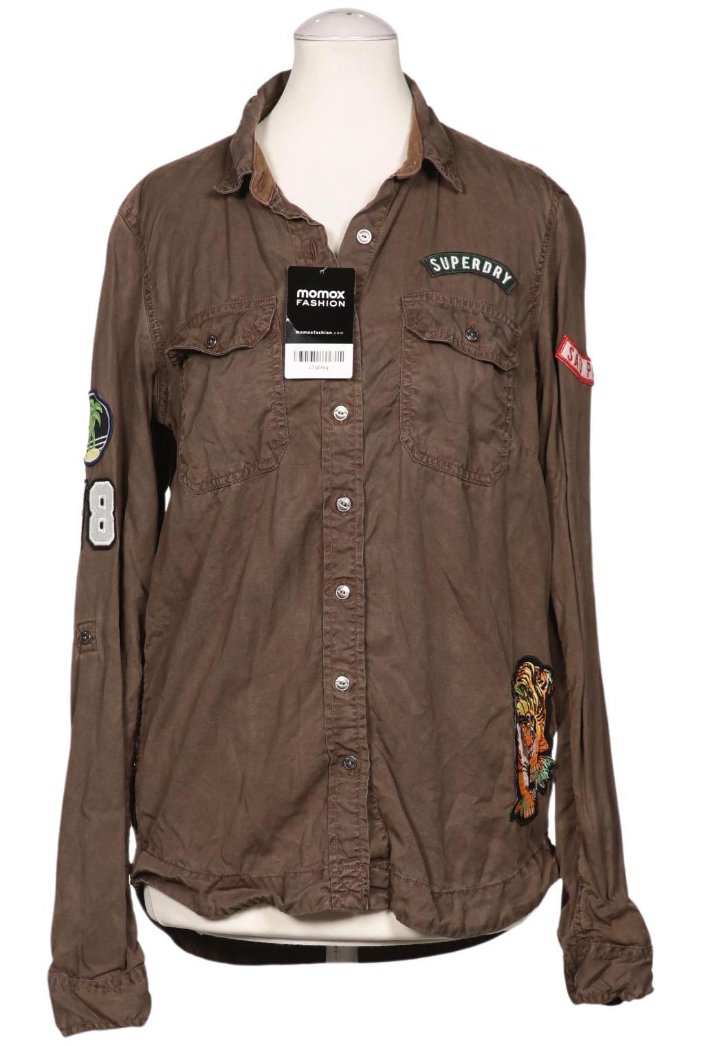 

Superdry Damen Bluse, braun, Gr. 34