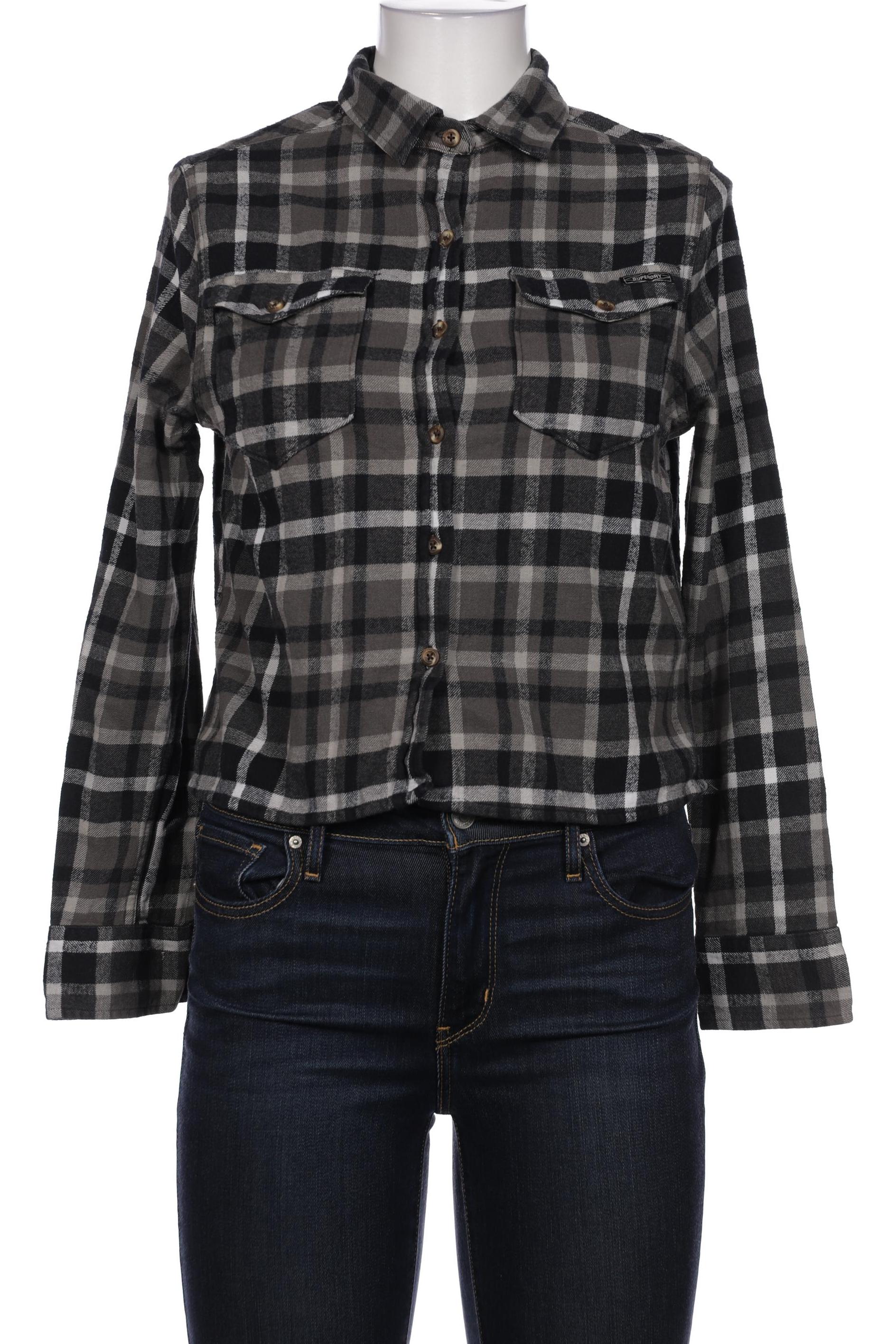 

Superdry Damen Bluse, grau, Gr. 38
