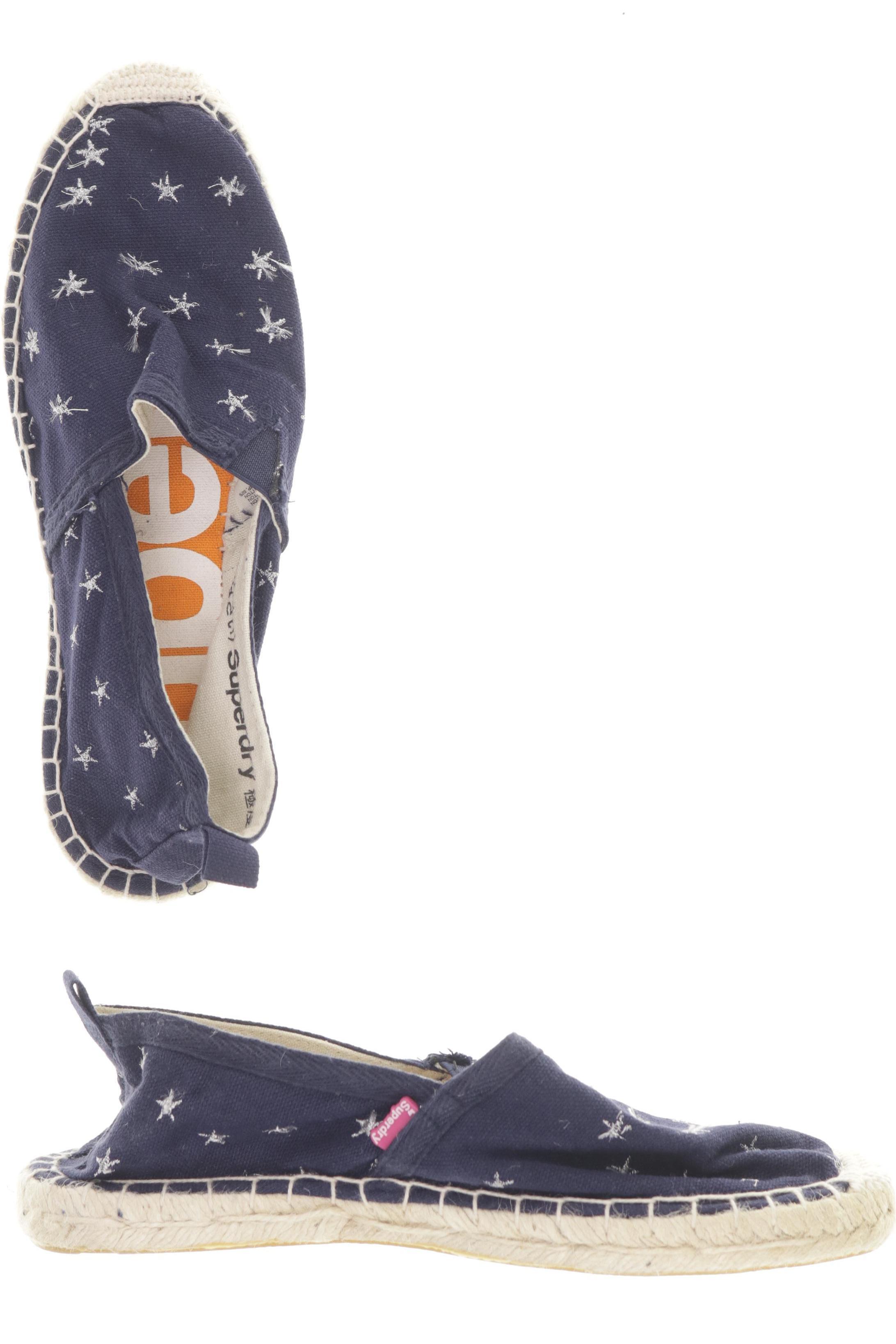 

Superdry Damen Halbschuh, blau, Gr. 37