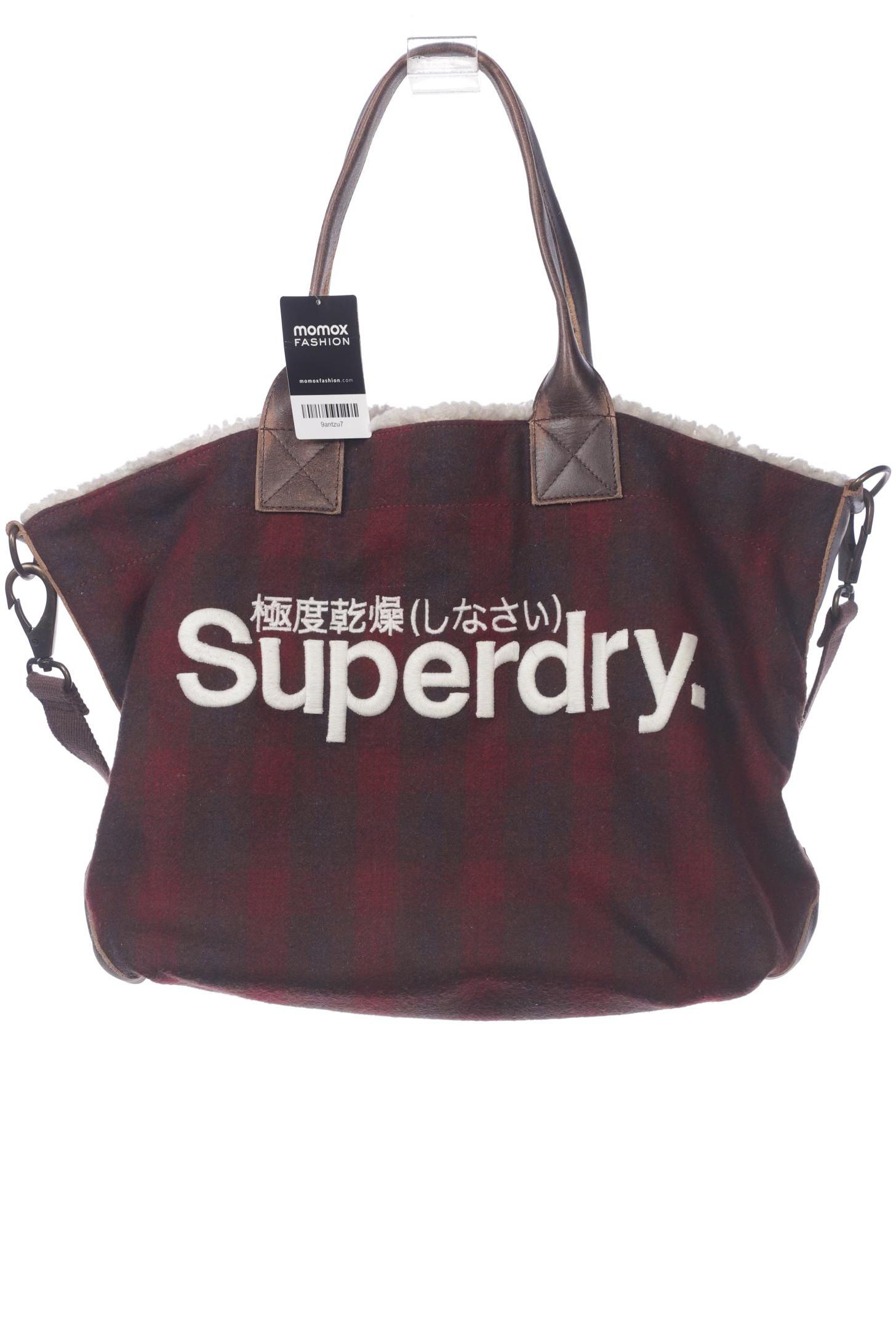 

Superdry Damen Handtasche, bordeaux, Gr.