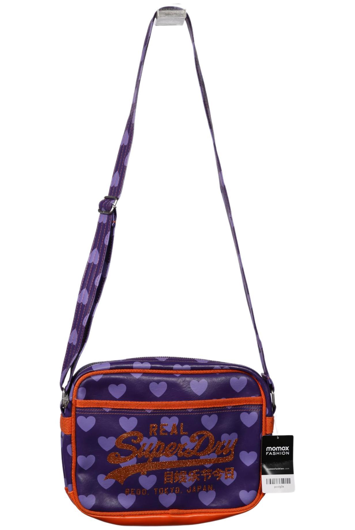 

Superdry Damen Handtasche, flieder, Gr.