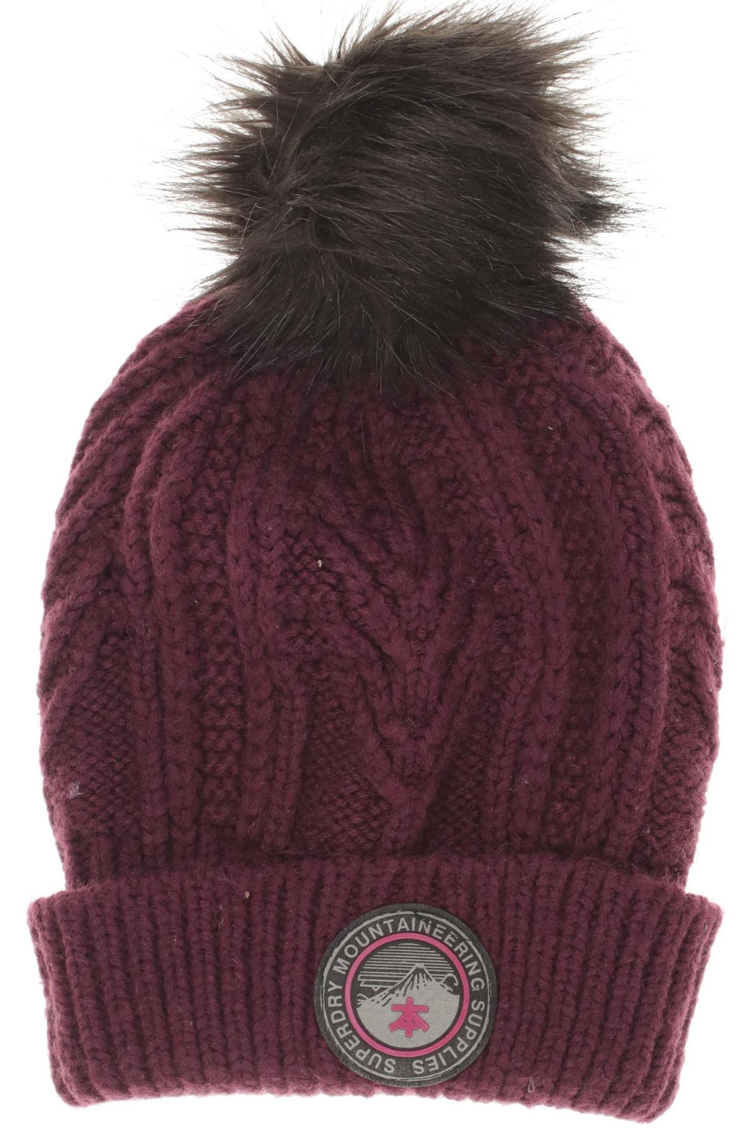 

Superdry Damen Hut/Mütze, lila, Gr.