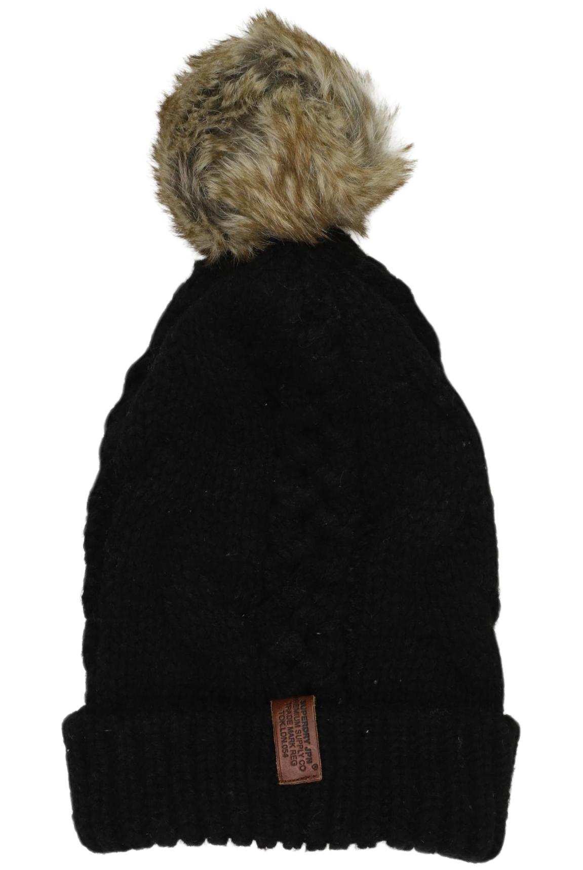 

Superdry Damen Hut/Mütze, schwarz, Gr. uni