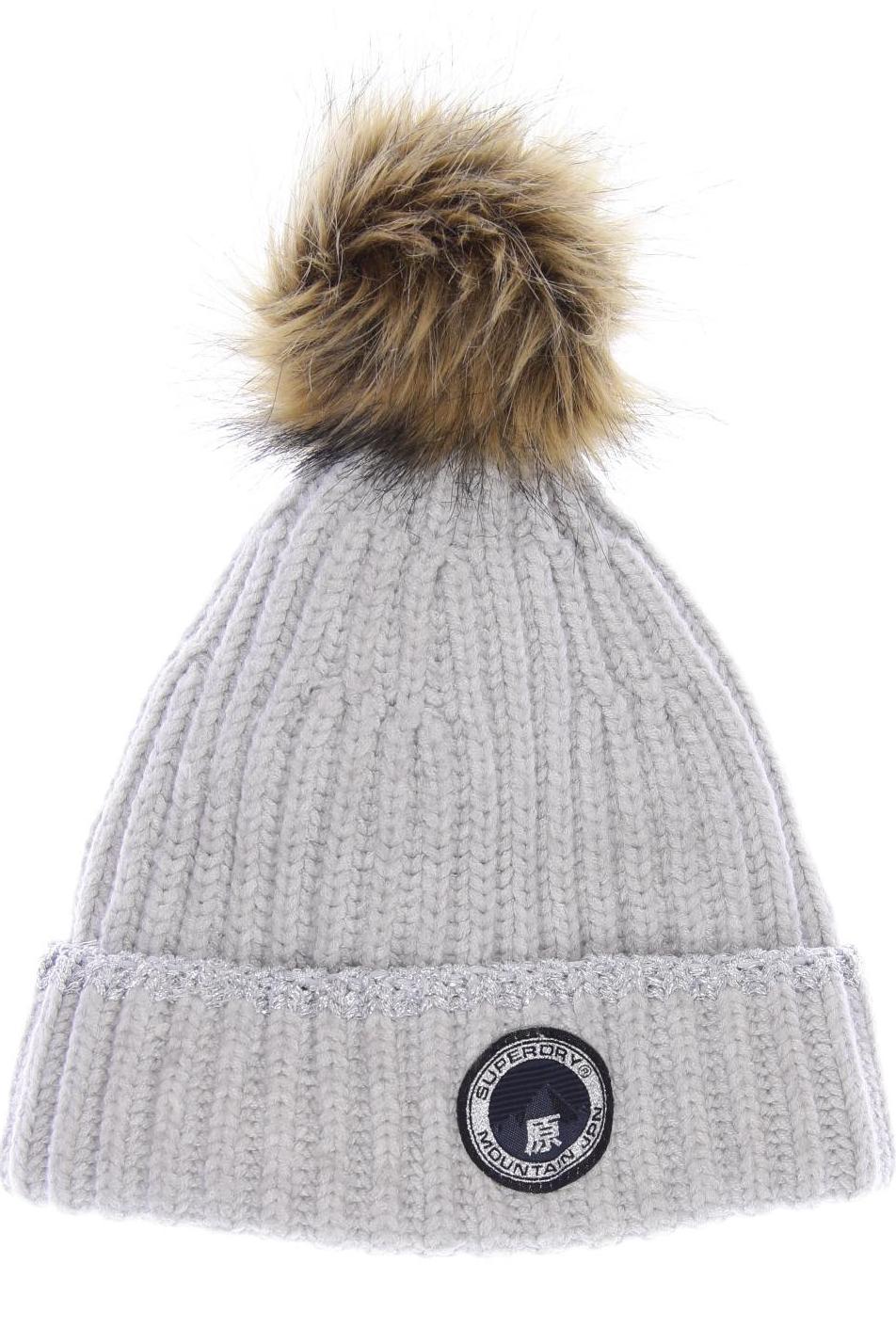

Superdry Damen Hut/Mütze, grau