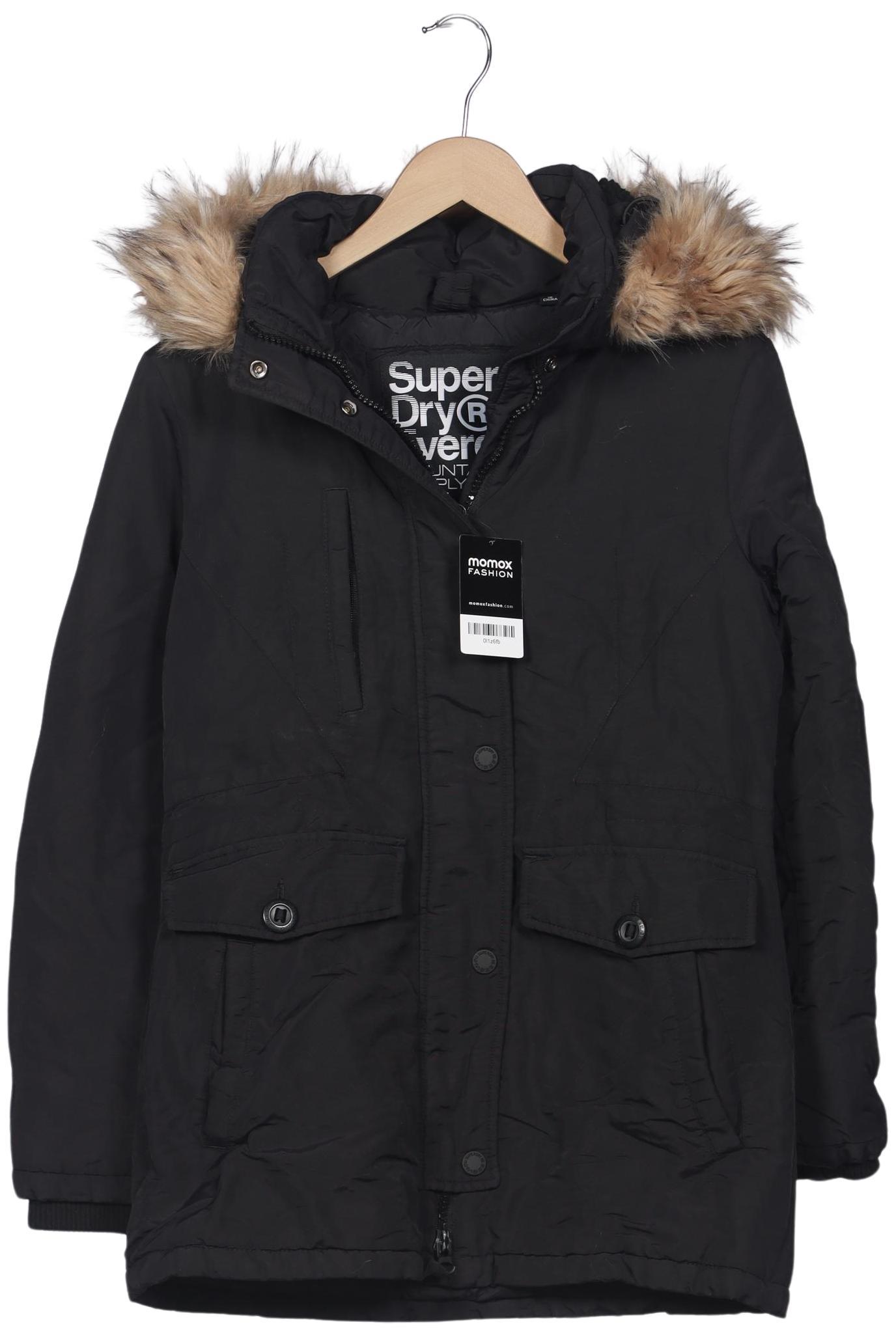 

Superdry Damen Jacke, schwarz, Gr. 36