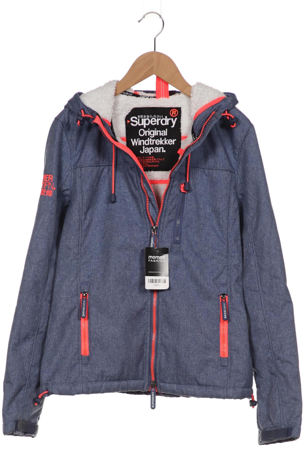 

Superdry Damen Jacke, blau, Gr. 38