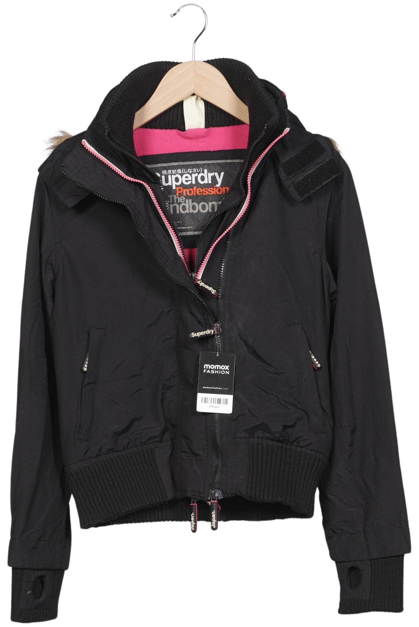 

Superdry Damen Jacke, schwarz, Gr. 36