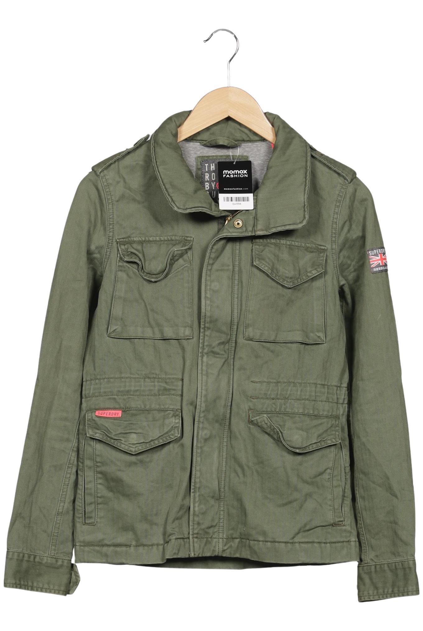 

Superdry Damen Jacke, grün, Gr. 36