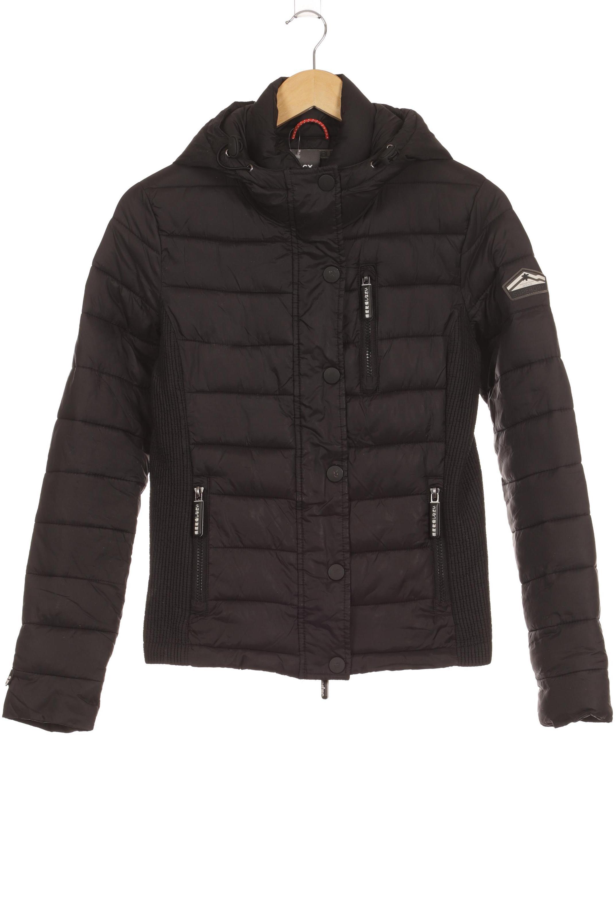 

Superdry Damen Jacke, schwarz, Gr.