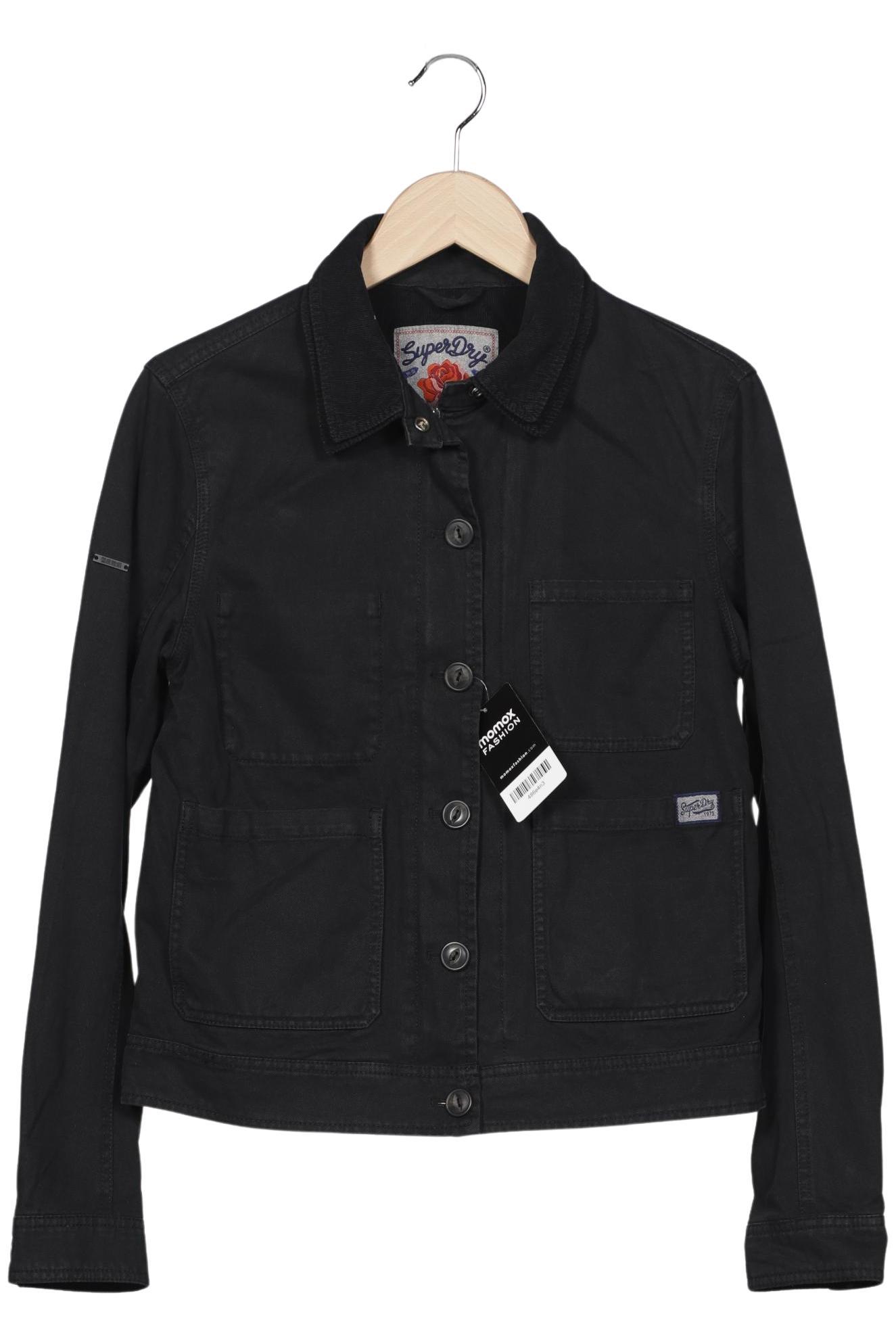 

Superdry Damen Jacke, schwarz, Gr. 38